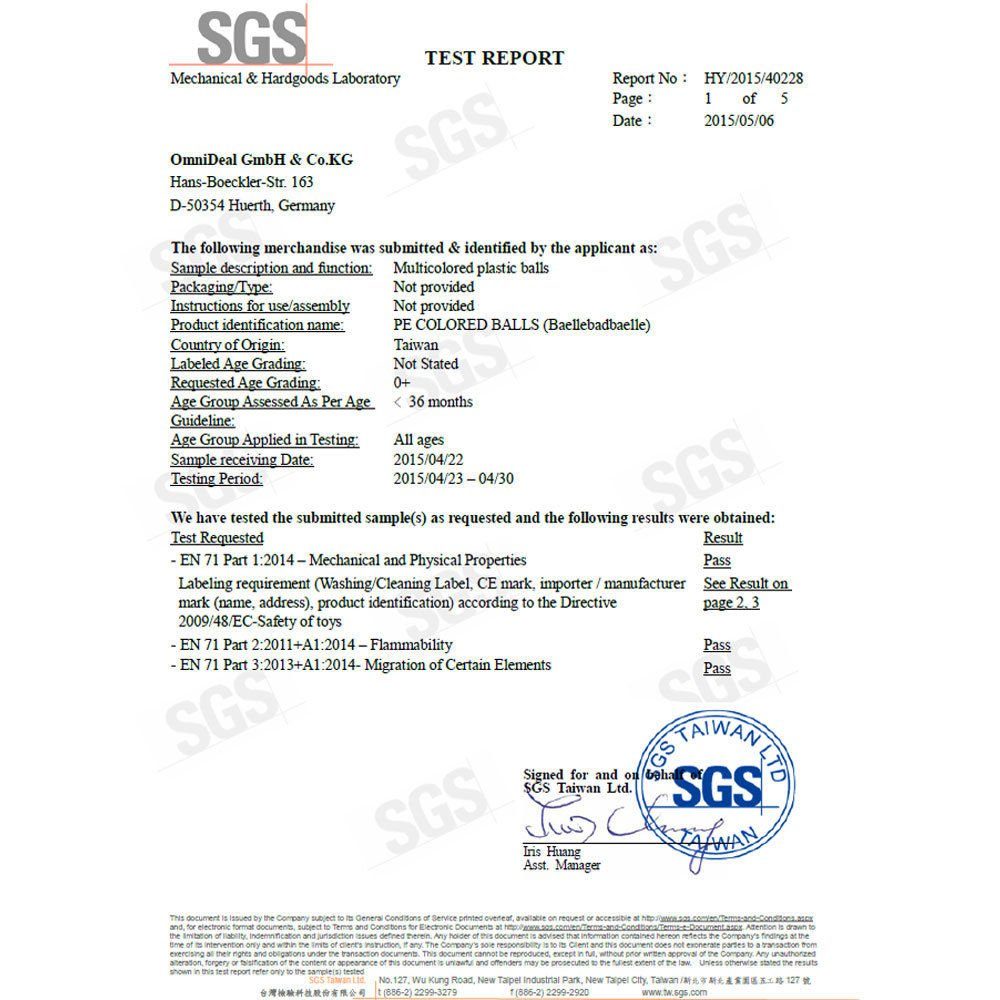 LittleTom Bällebad-Bälle 50 - 10.000 Stück Bällebad Bälle Bällebadbälle (100-St), Bunte Farben Neuware Ball