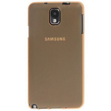 König Design Handyhülle Samsung Galaxy Note 3, Samsung Galaxy Note 3 Handyhülle Backcover Orange