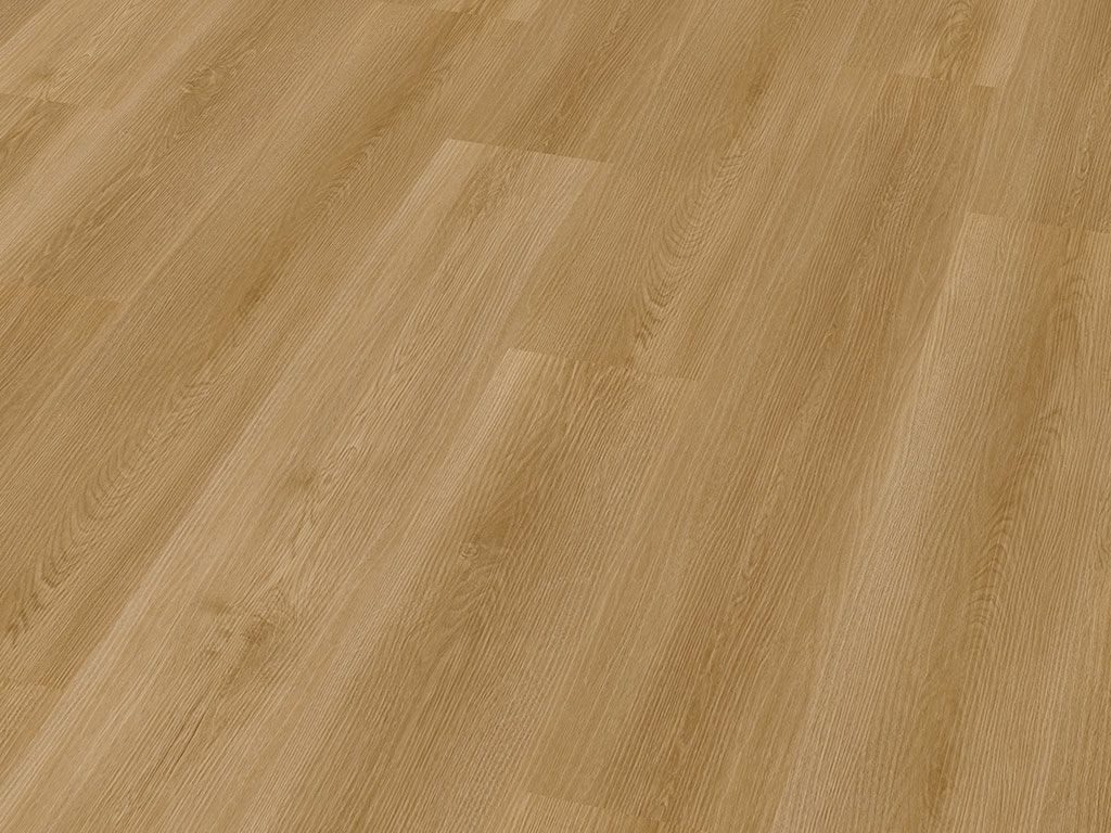 Check Виниловый ламинат Click-Vinyl Basic One, integrierte Trittschalldämmung, für 10,98m2, 1220x180 mm, 4,5mm, Fußbodenheizung geeignet, Feuchträume geeignet