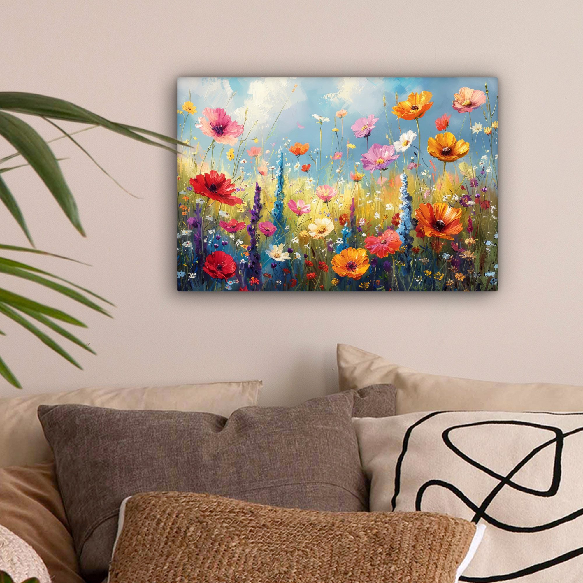 OneMillionCanvasses® Leinwandbild Blumen - Natur - Botanik - Kunst, Fotodru günstig online kaufen
