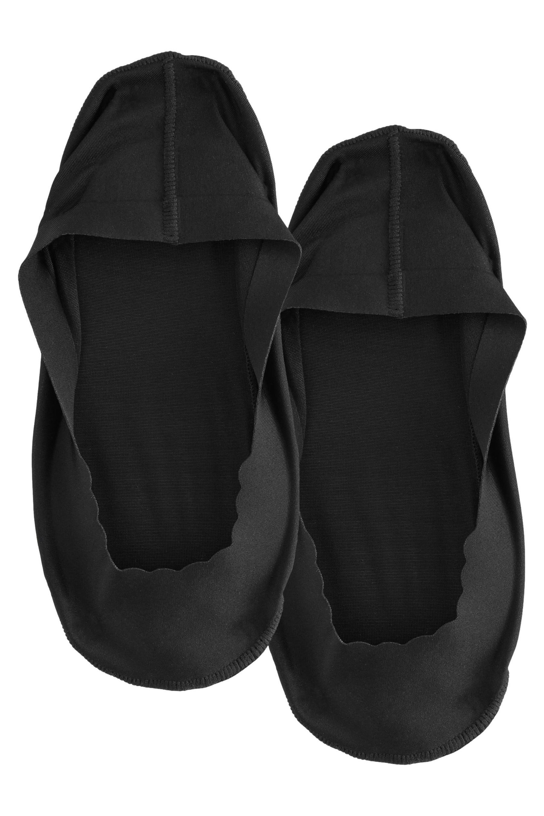 Next Basicsocken Transparente Füßlinge mit Bogenkante, 2er-Pack (1-Paar)