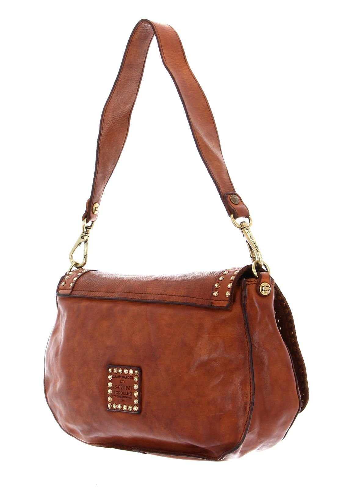 Campomaggi Schultertasche Cognac