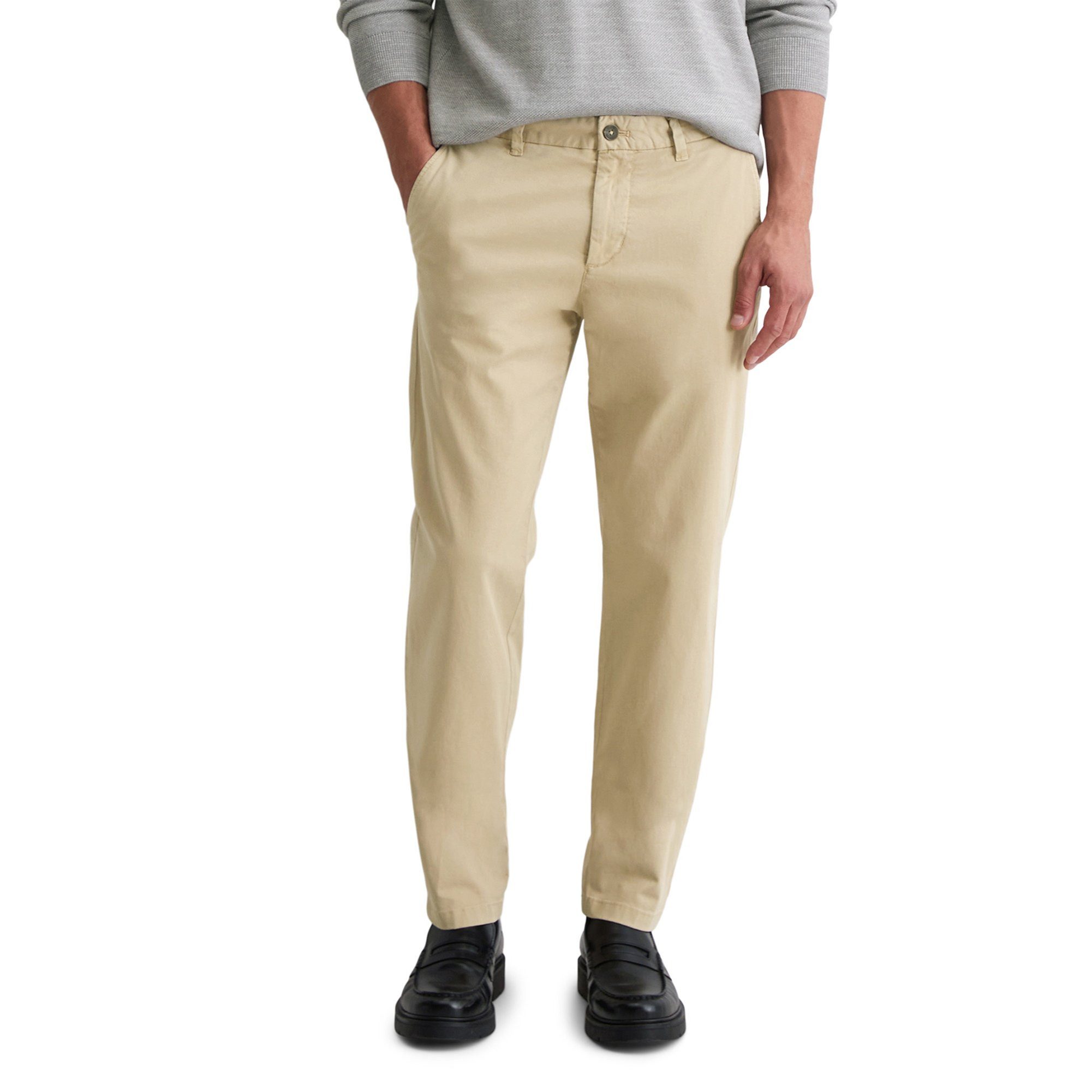 Marc O'Polo Regular-fit-Jeans Herren Stoffhose Baumwolle Osby günstig online kaufen