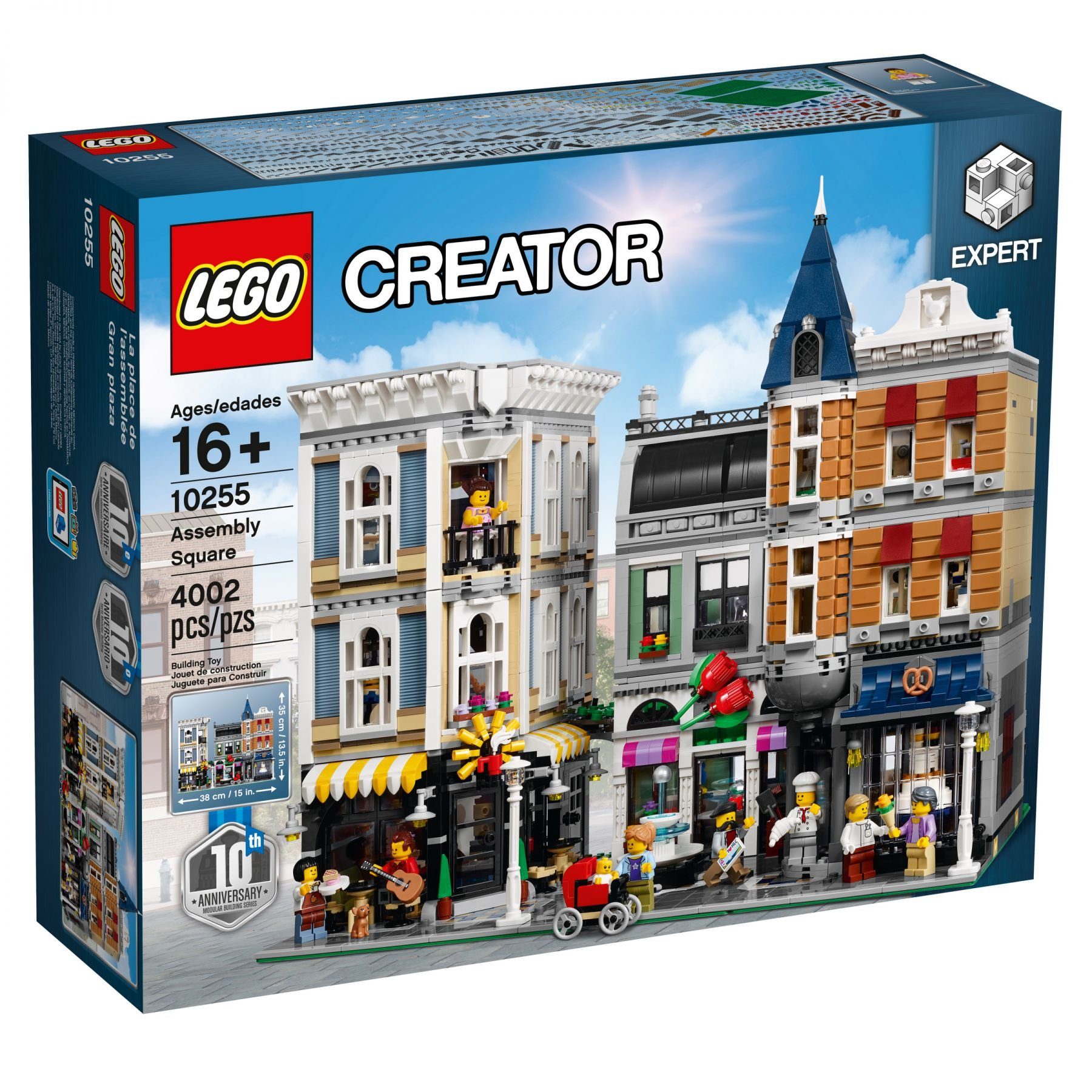 LEGO® LEGO® Creator Expert 10255 Stadtleben Assembly Square Konstruktionsspielsteine, (4002 St)