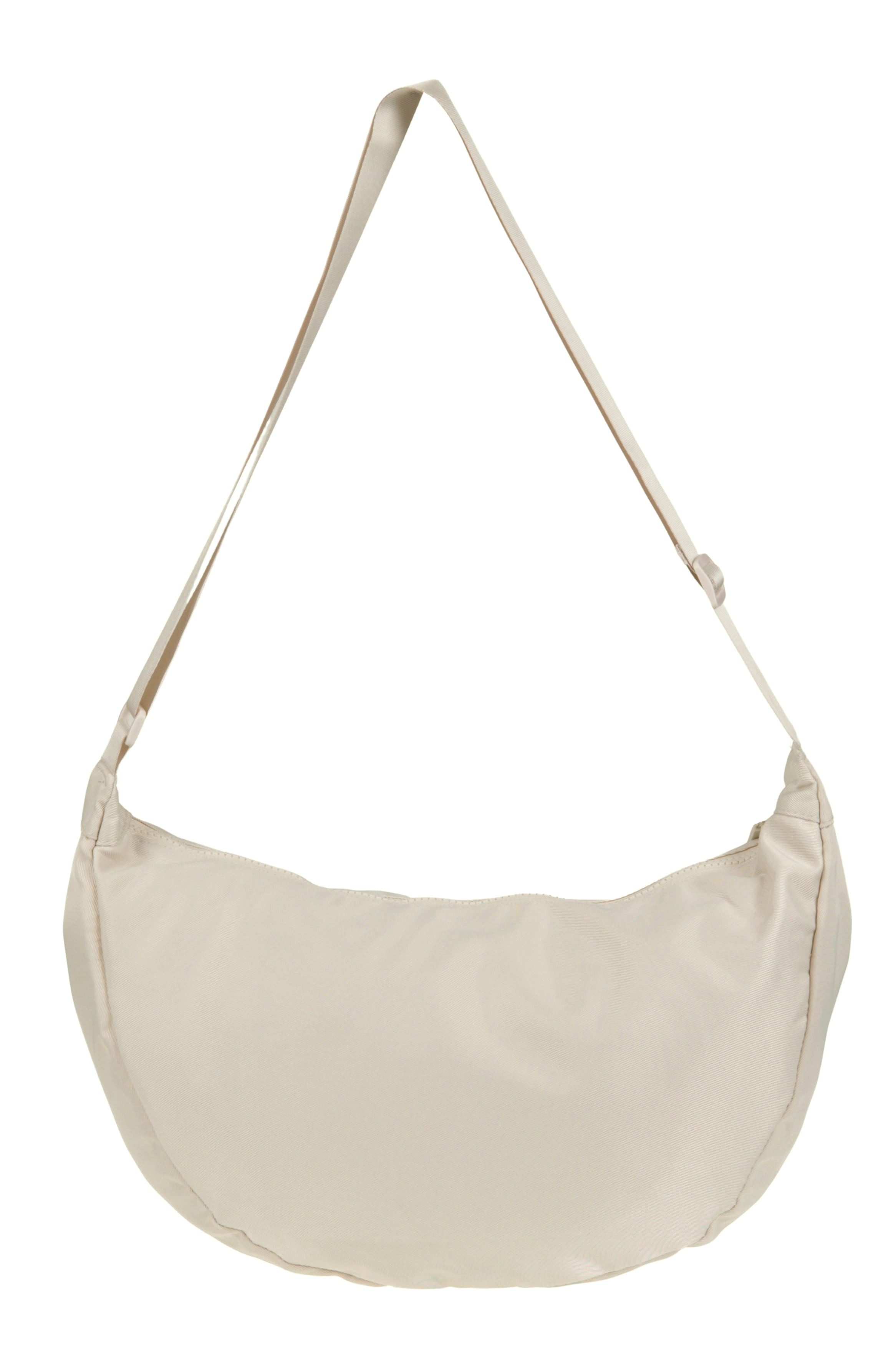 Bench. Handtasche Crossbag Moon Bag Form Slingbag Schultertasche, Damentasche Damen Freizeittasche Sichel Mond Form 64216 + Etui