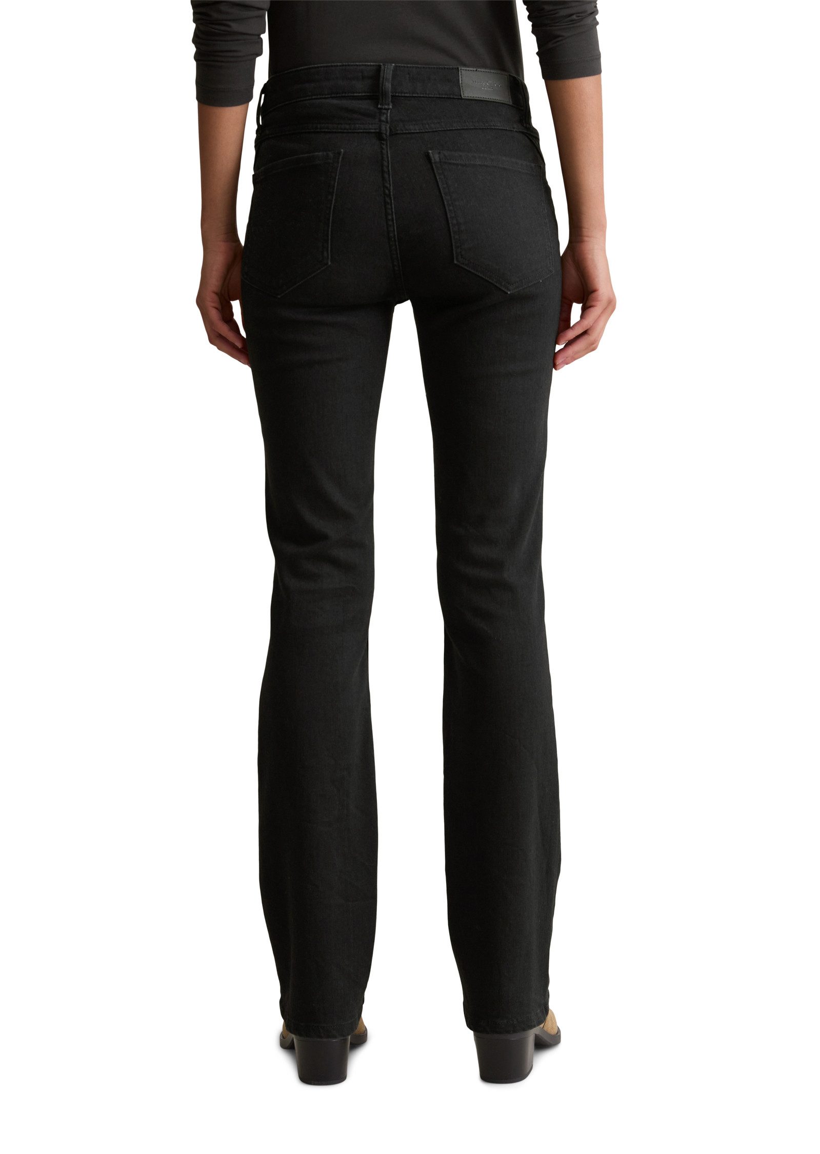 Marc O'Polo DENIM Bootcut-Jeans NELLA normale Leibhöhe, Slim Fit, superstre günstig online kaufen