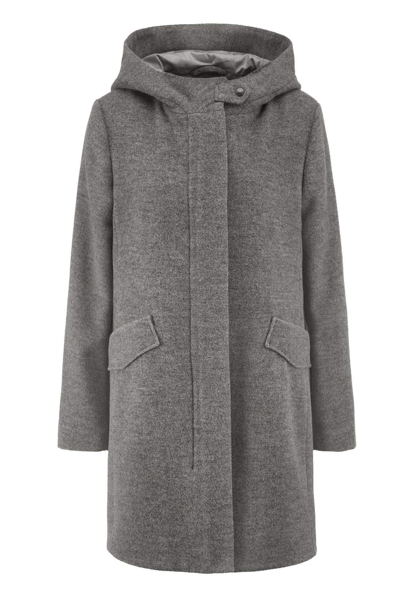 Hessnatur Wintermantel Regular aus reiner Bio-Schurwolle (1-tlg) günstig online kaufen