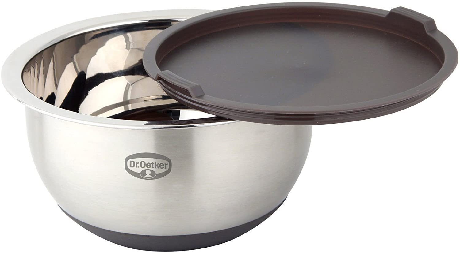 Dr. Oetker Rührschüssel Dr. Oetker Rührschüssel Schüssel + Deckel Ø 20cm 3L Edelstahl 4517