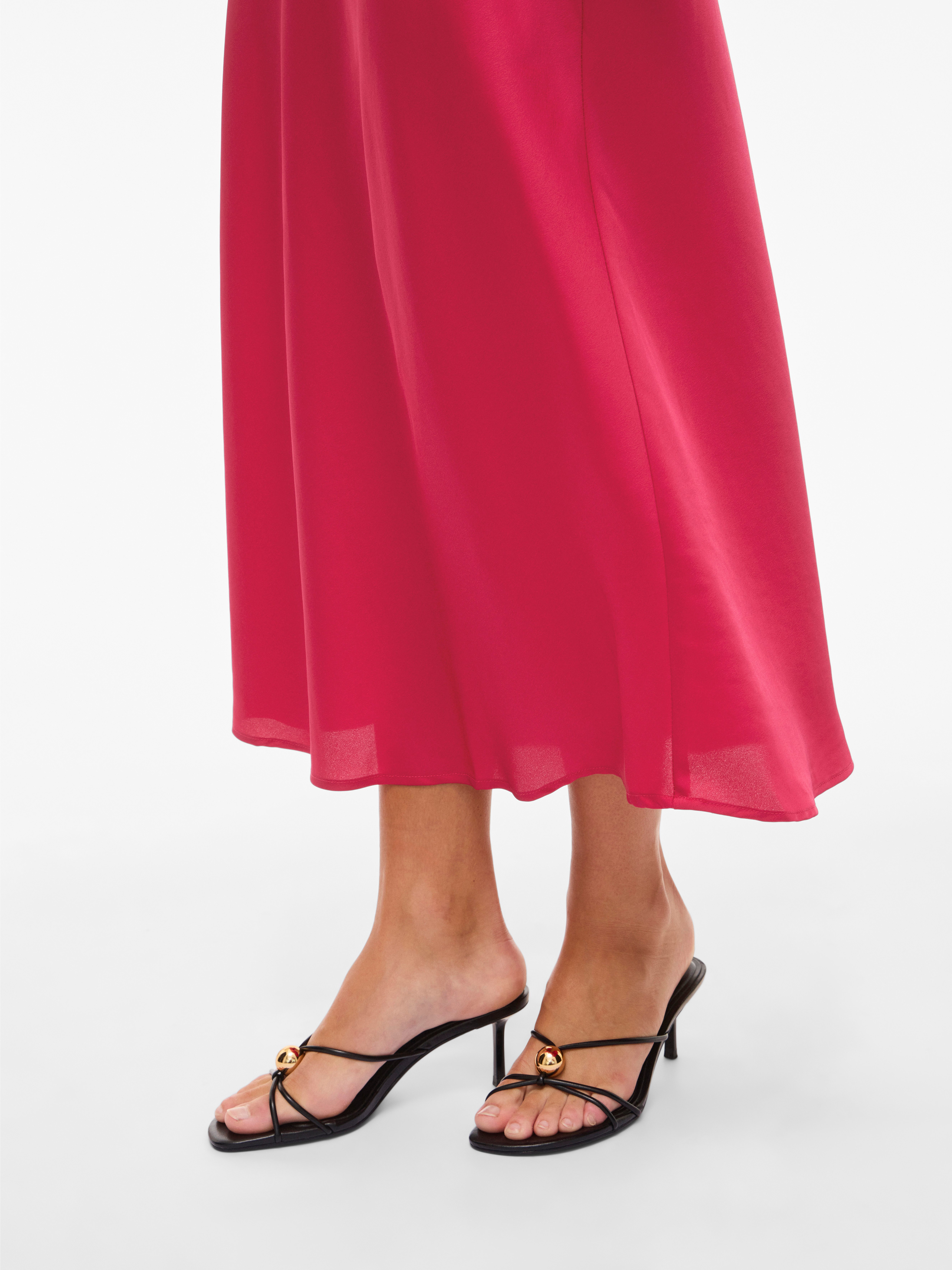 Vila Maxirock VIELLETTE HW LONG SKIRT - NOOS Kunstfaser