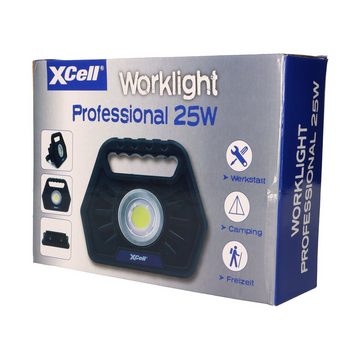 XCell LED Arbeitsleuchte XCell Worklight Professional 25W aufladbar stufenlos dimmbar