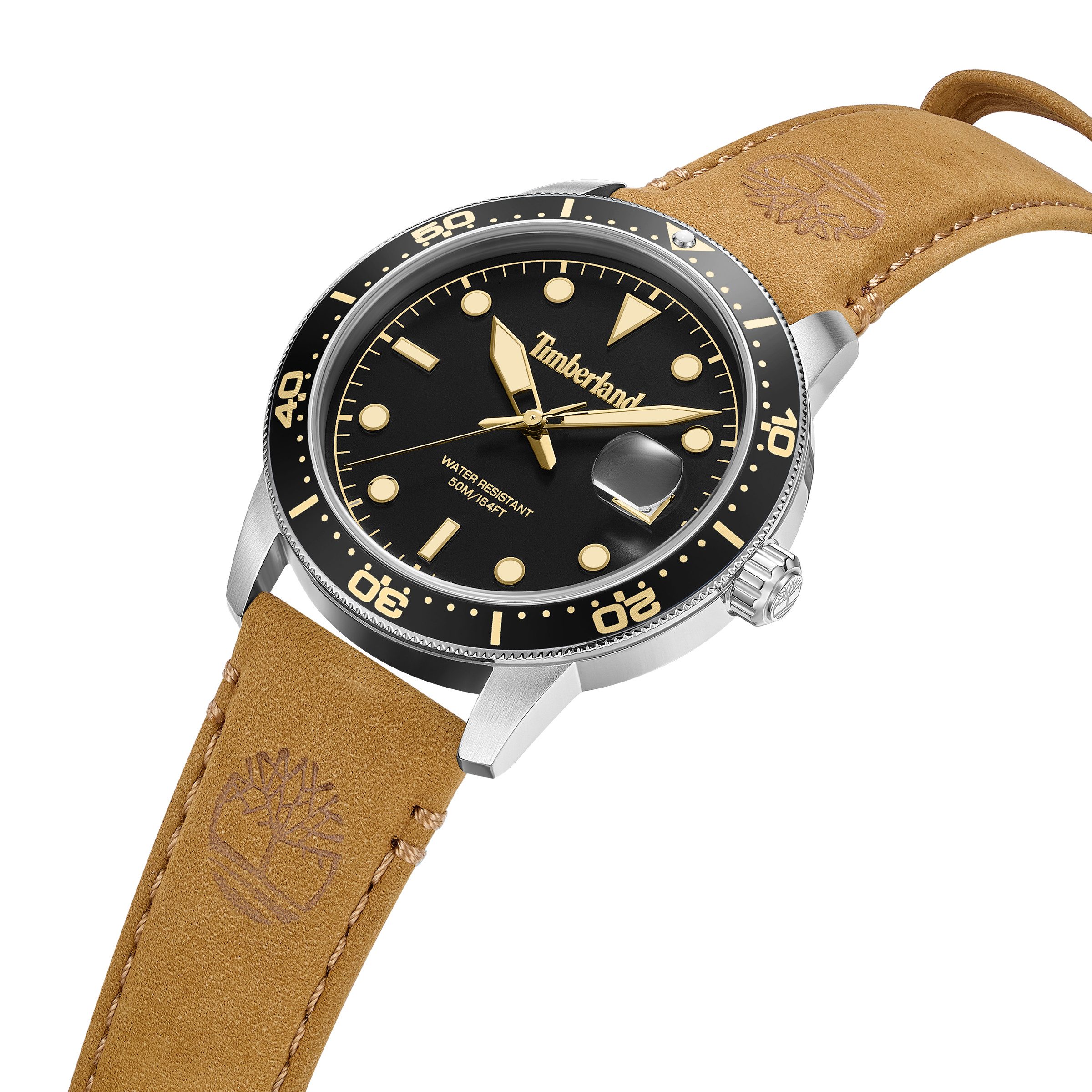 Timberland Quarzuhr Peatfield TDWGB00834X0, (Set, 2-tlg., mit Wechselarmband), Armbanduhr, Herrenuhr, Lederarmband, Ideal auch als Geschenk, analog