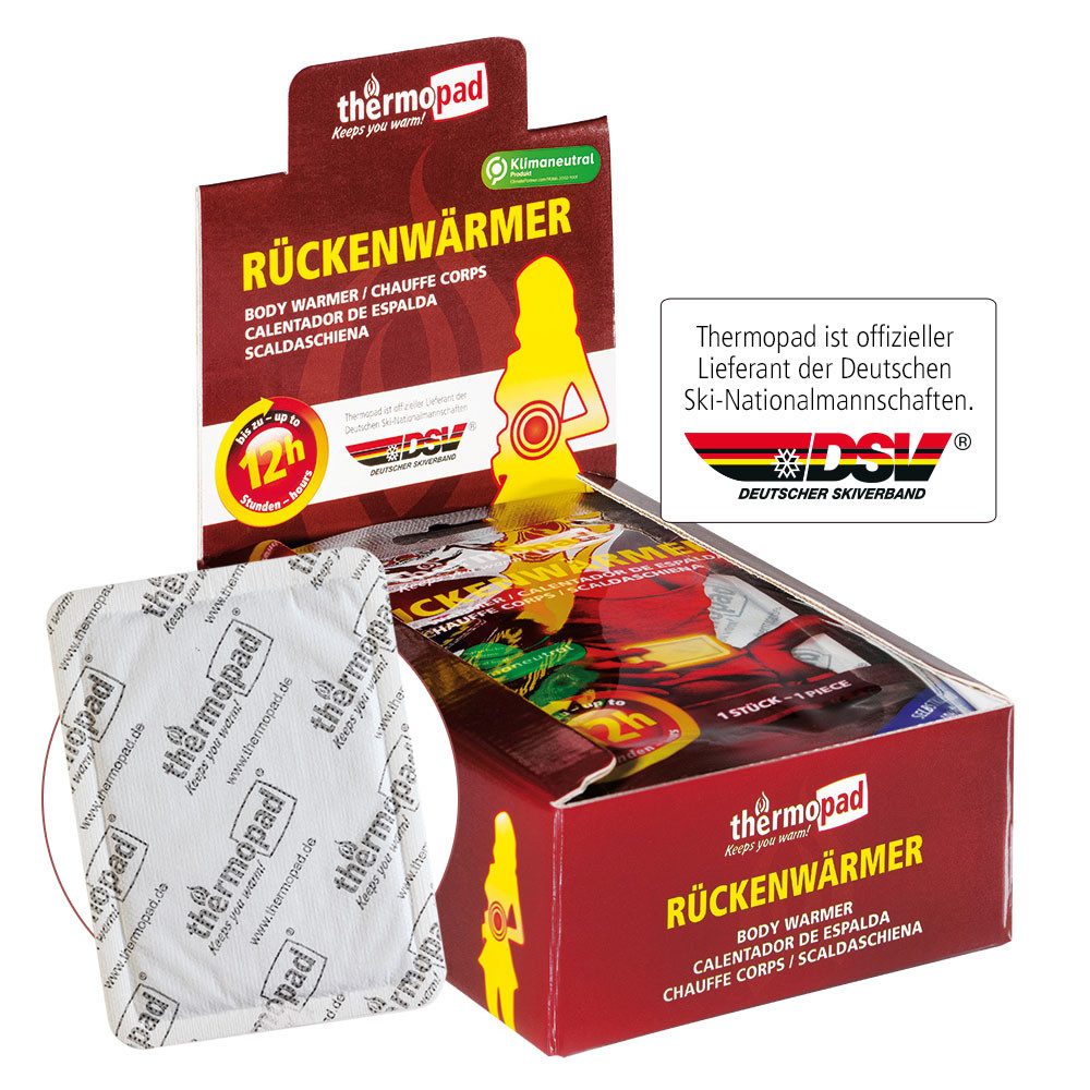 Thermopad Körperwärmer 10 Stück Thermopad Rückenwärmer, 10-tlg., Auch geeignet als Nackenwärmer, Schulterwärmer oder Nierenwärmer