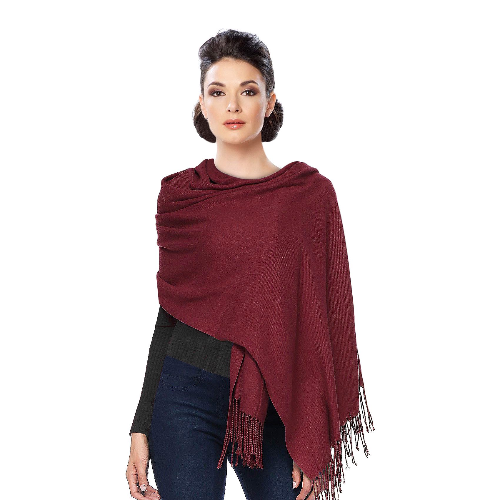 Moschen-Bayern Pashmina Pashmina Stola Damen Kaschmir Schultertuch Abendkleid festlich Schal