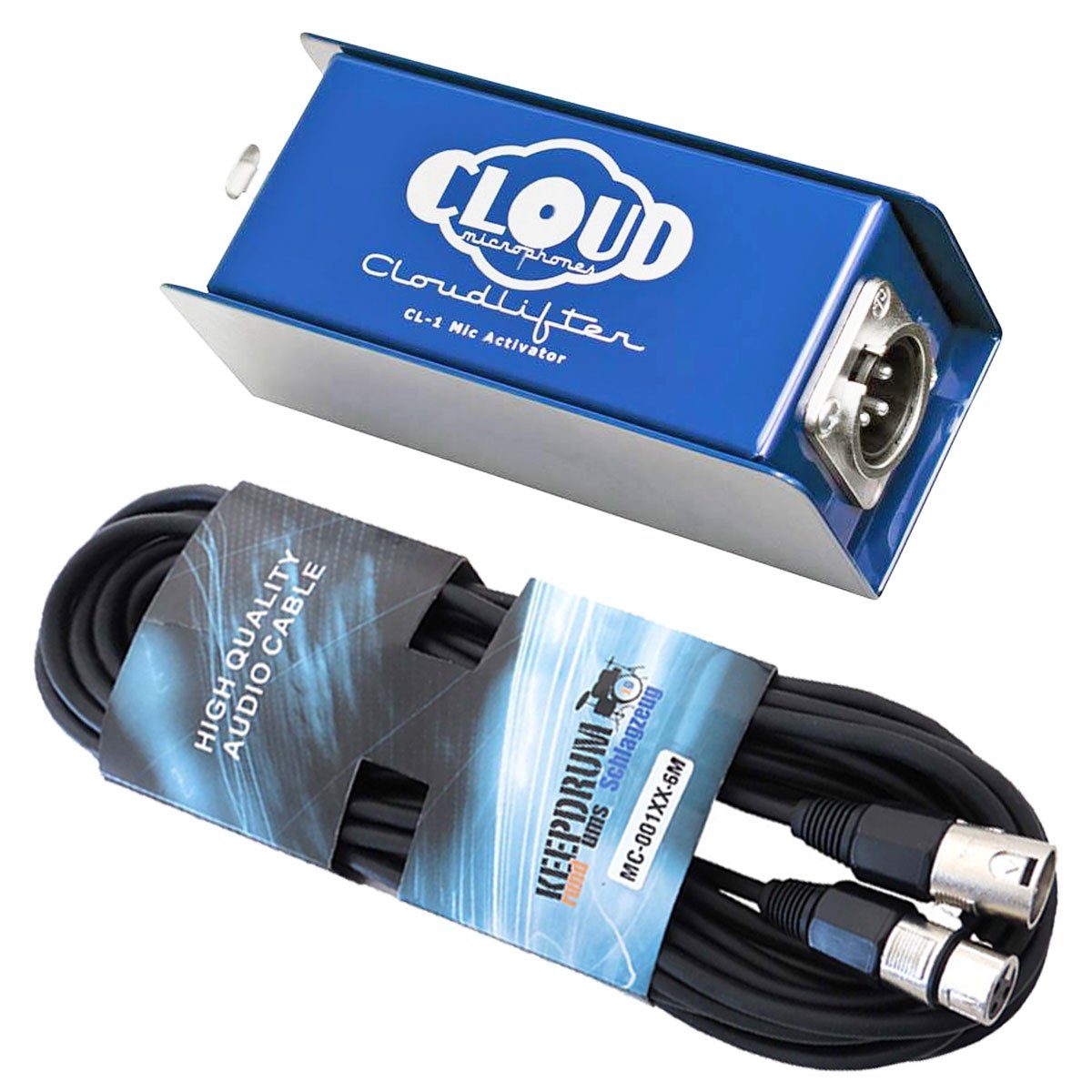Mikrofon Cloud Microphones CL-1 Cloudlifter + XLR-Kabel