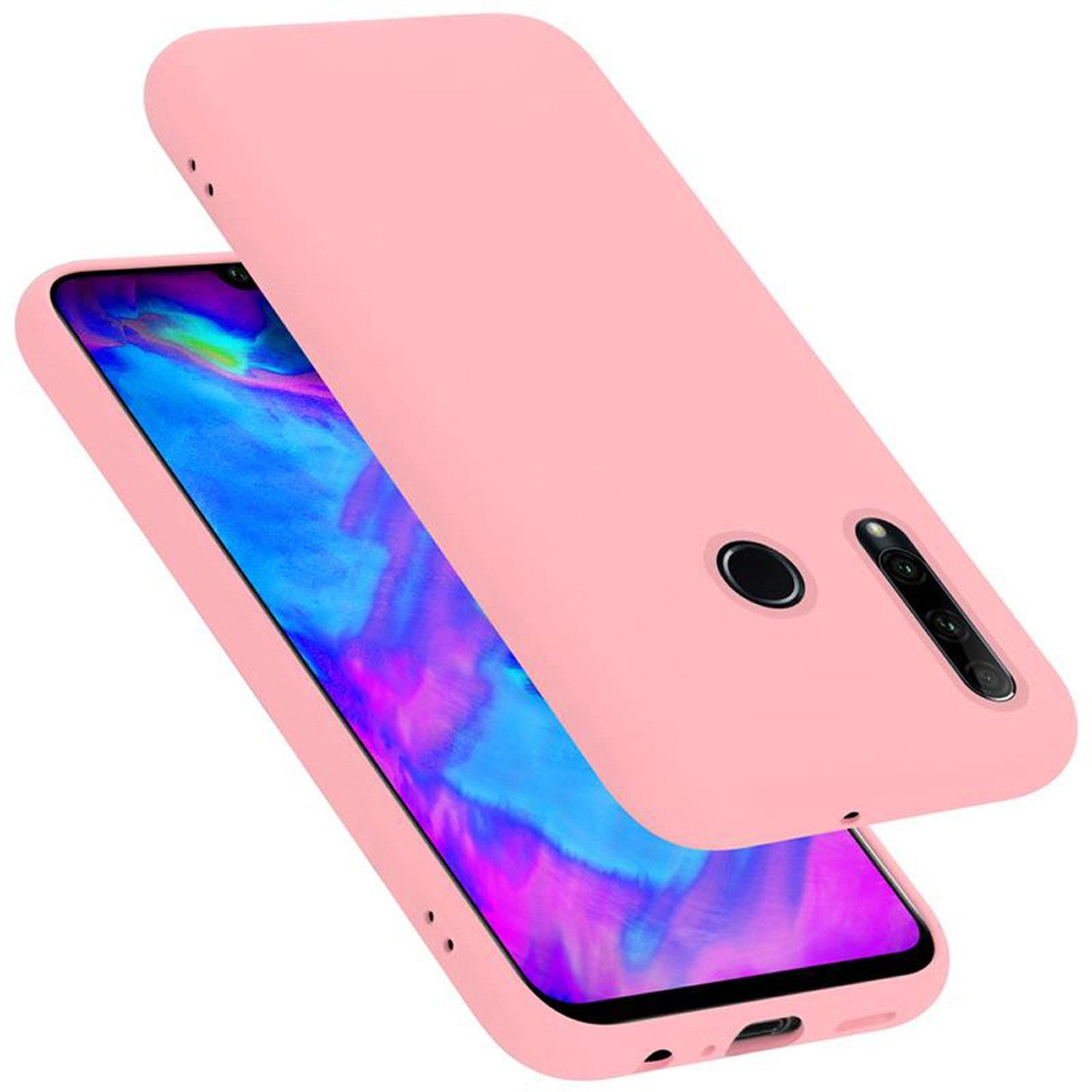 Cadorabo Handyhülle für Honor 10i / 20i / 20 LITE / Huawei Enjoy 9S Hülle Honor 10i / 20i / 20 LITE / Huawei Enjoy 9S, Flexible Hülle TPU Silikon Schutzhülle Back Cover Case