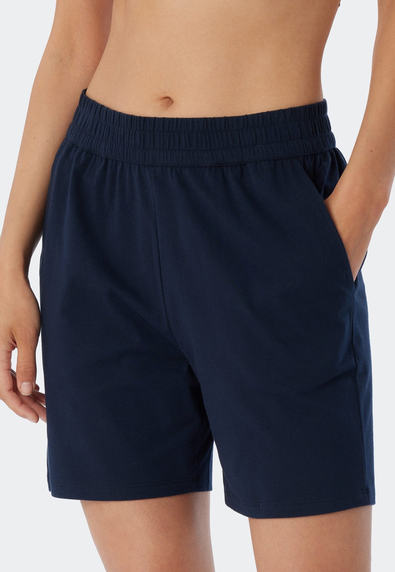 Schiesser Pyjamahose Mix + Relax elastischer Bund, meliert, bequem