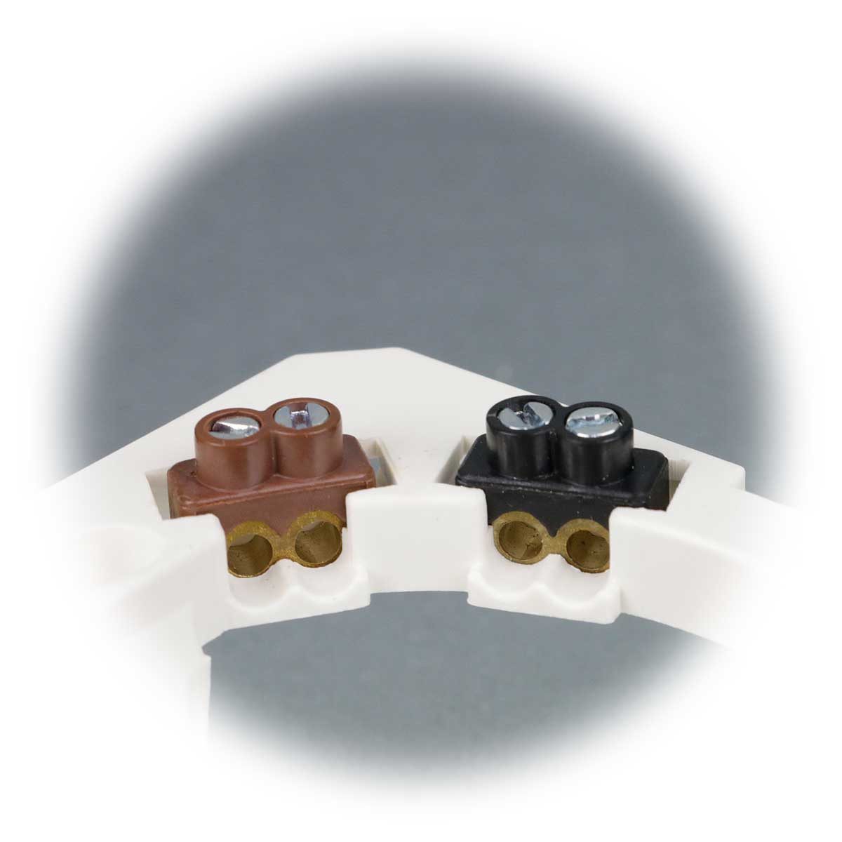 POLLMANN Herdanschlussdose UP mit Krallen, 5x2,5mm², weiß Elektroherd-Zuleitung