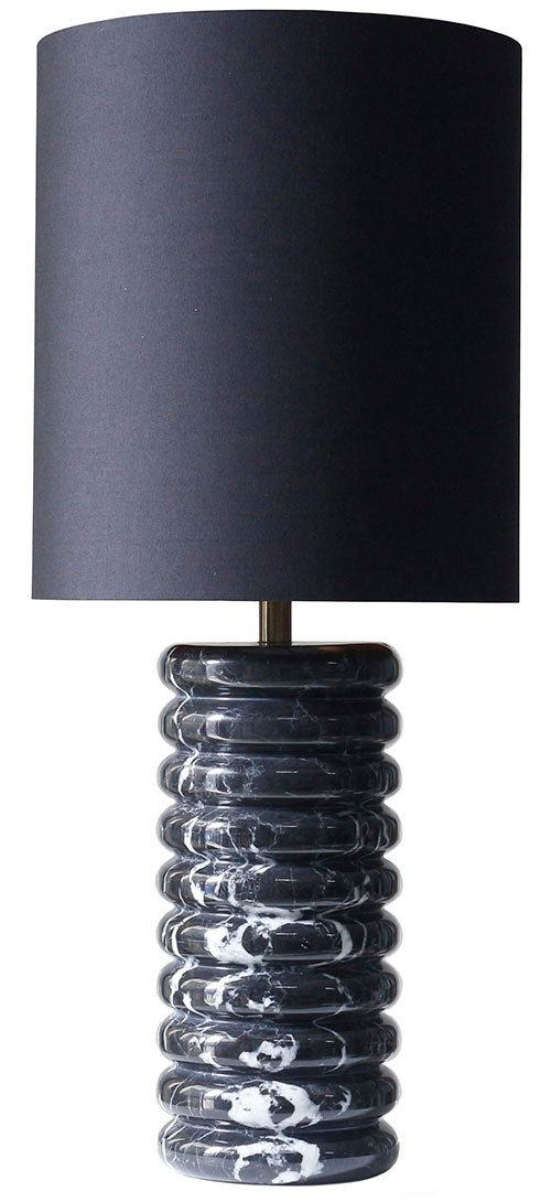 SalesFever Tischleuchte Marmor, ohne Leuchtmittel, mit Marmor-Standfuß