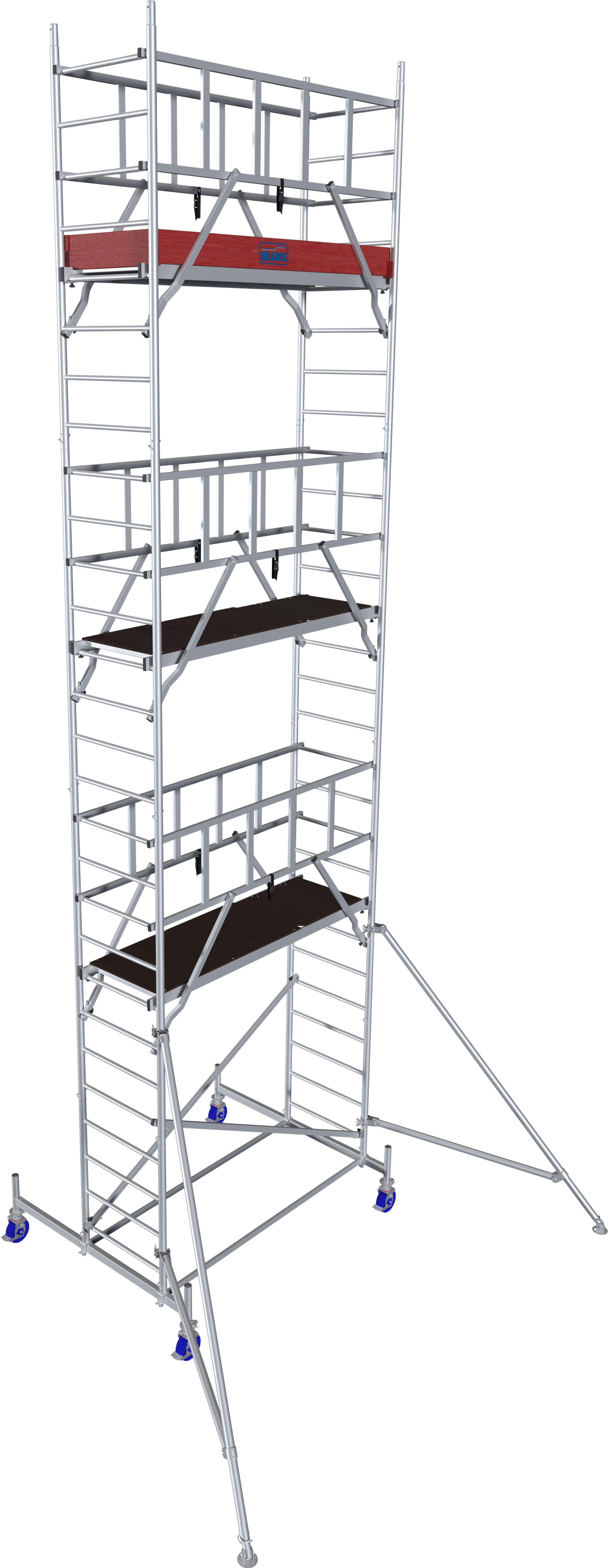 KRAUSE Fahrgerüst ProTec, (Set), Arbeitshöhe: 8,3 Meter