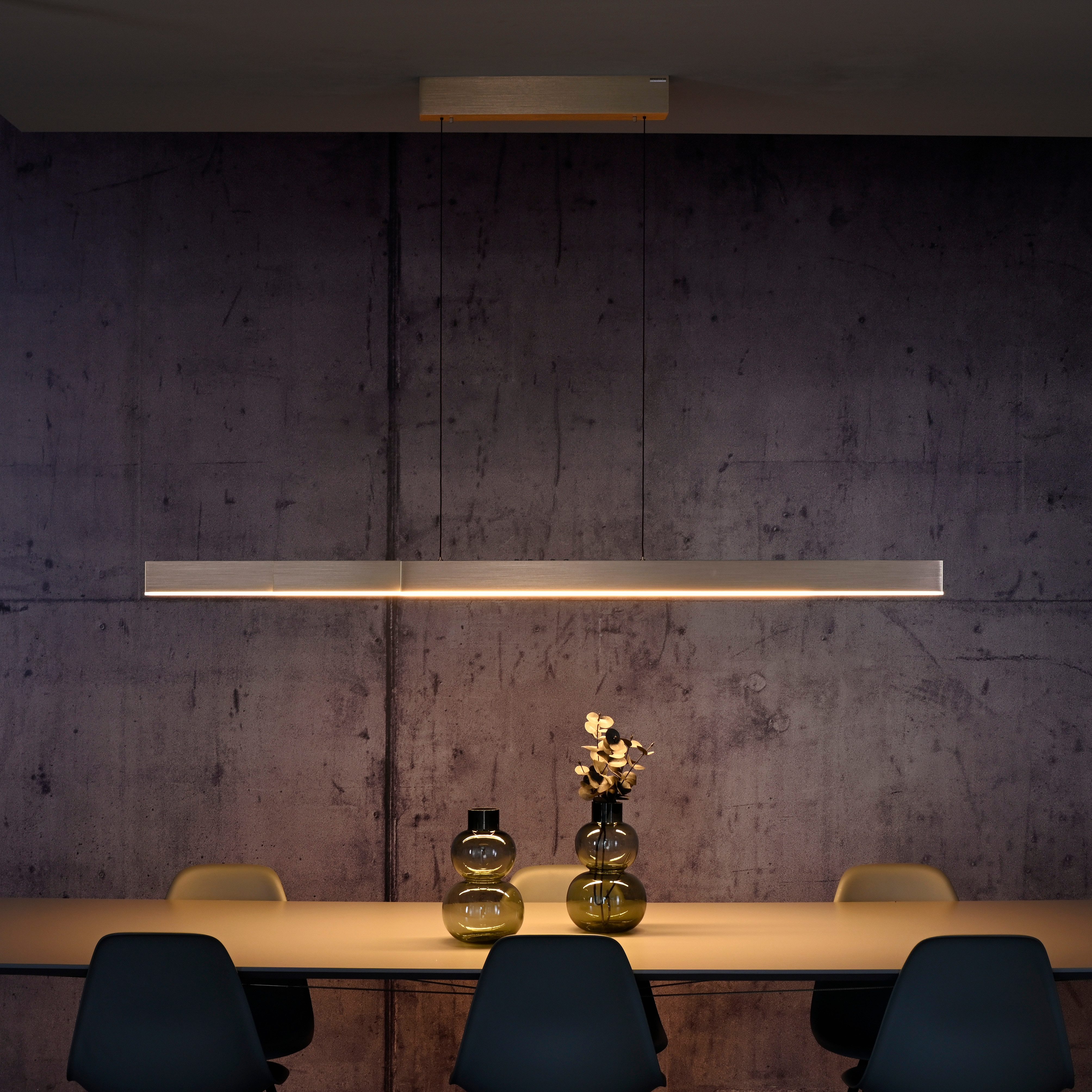 Neuhaus PURE LED Pendelleuchte PURE Moto-Rise, CCT - über Fernbedienung, LED fest integriert, warmweiß - kaltweiß, e-LIFT® Funktion, e-SLIDE® Funktion, Fernbedienung