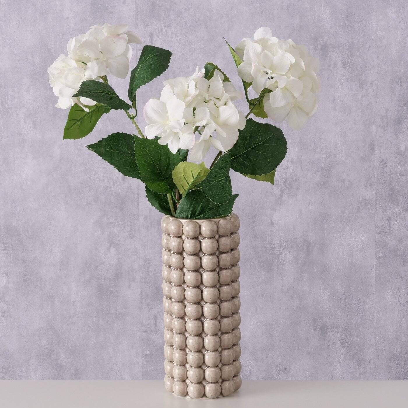 BOLTZE GRUPPE GmbH Dekovase Vase aus Steingut MORTEN, 25 cm (einzeln)