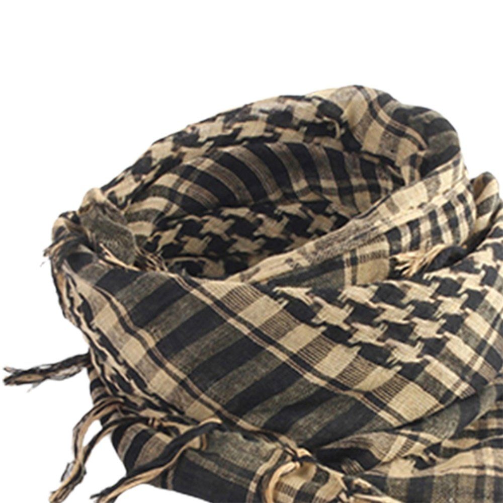 für Schwarz Modeschal den -Musterschal Rutaqian Plaid Winter