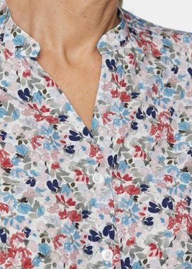 GOLDNER Druckbluse Florale Druckbluse mit Ärmeln zum Krempeln