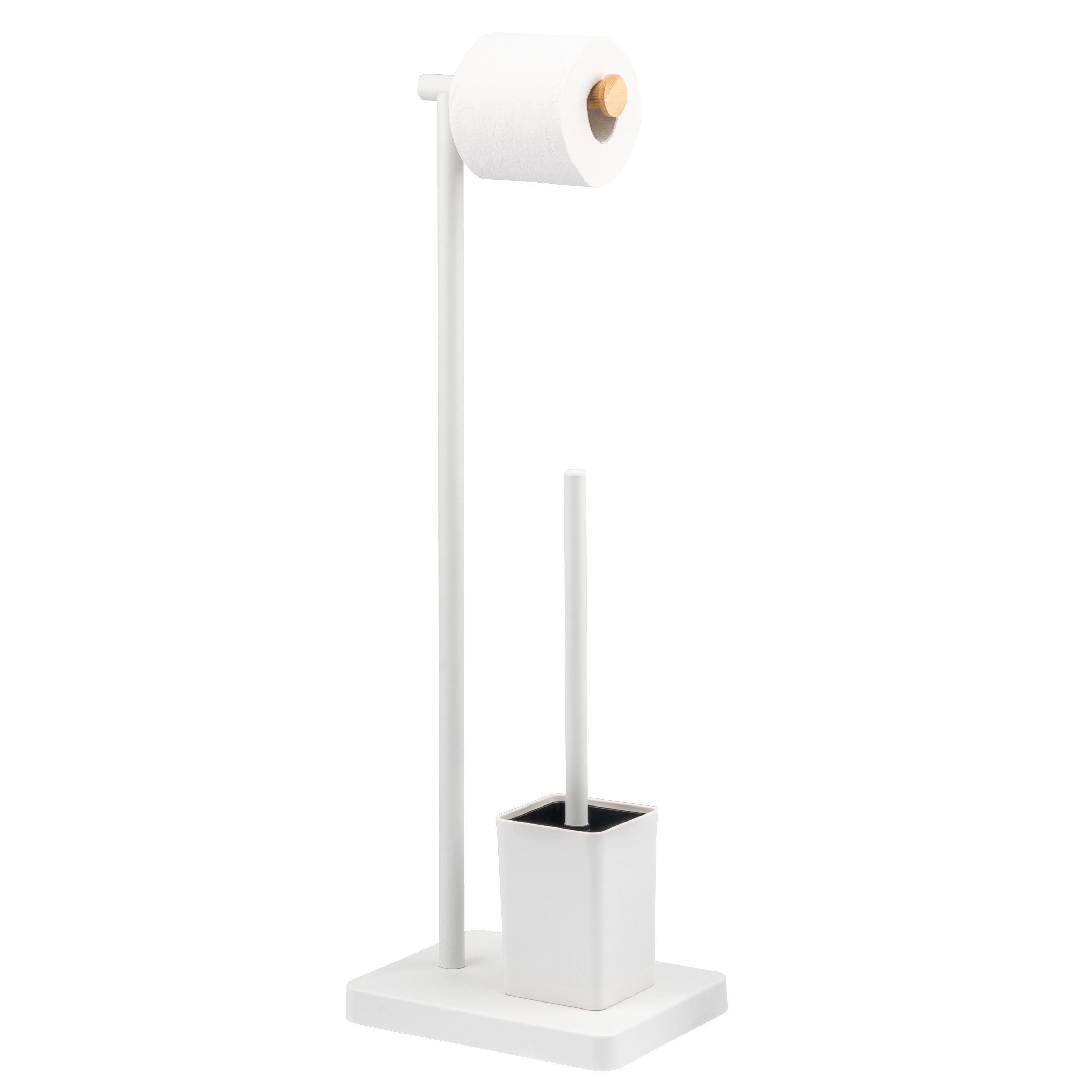 bremermann WC-Garnitur Stand-WC-Garnitur 2in1, WC-Bürste, WC-Rollenhalter, günstig online kaufen