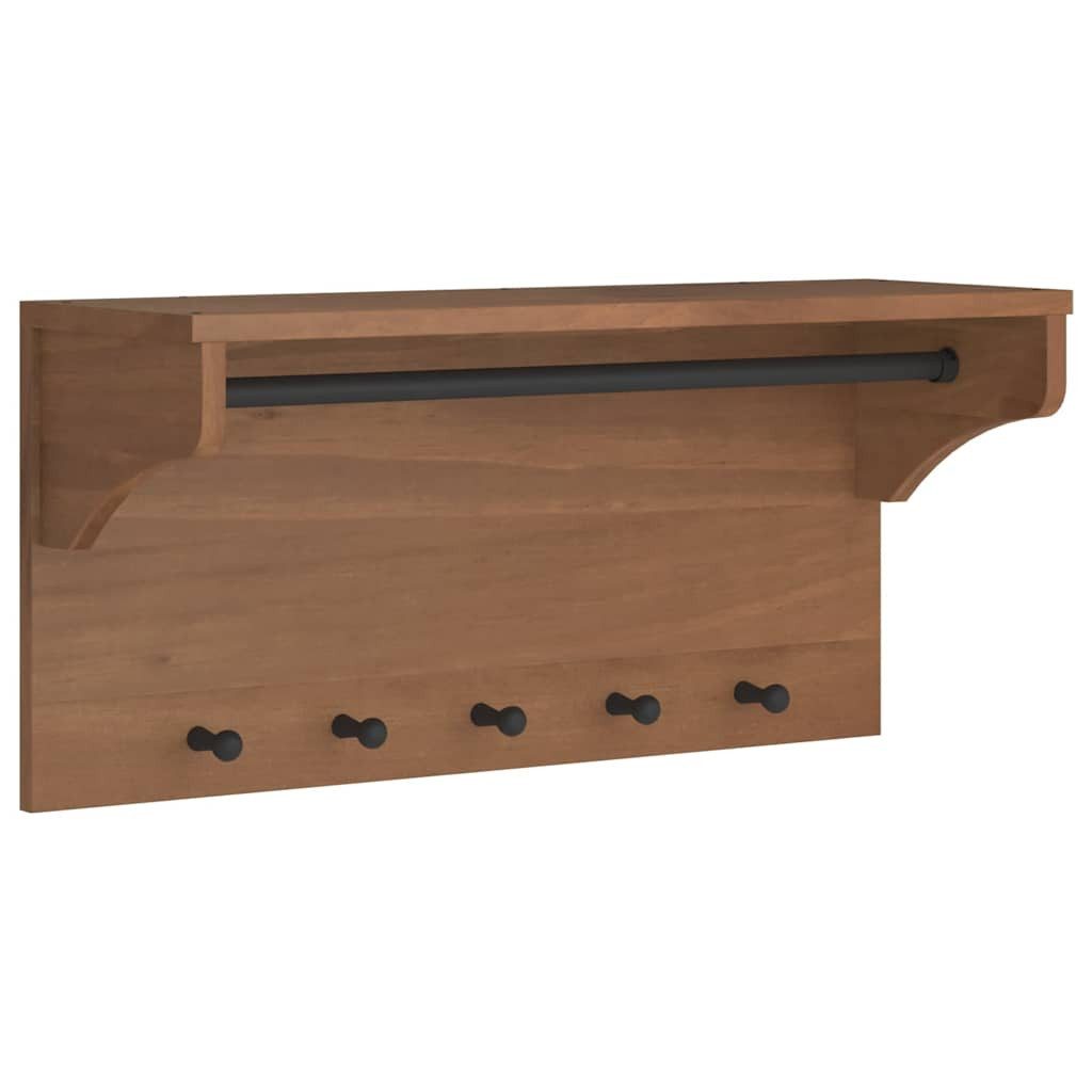 vidaXL Вішалки Wandgarderobe SANDNES 87x30x42 cm Massivholz Kiefer, (1 St)