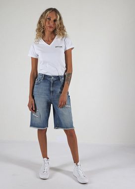 Miracle of Denim 5-Pocket-Jeans Dora Bermuda mit hochwertiger Stoffqualität