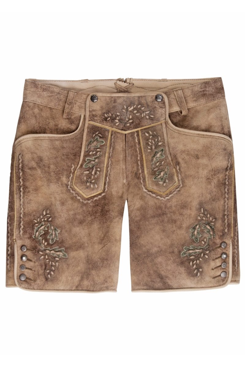 Spieth & Wensky Lederhose Trachtenlederhose Damen - DIANA - bernstein/oliv