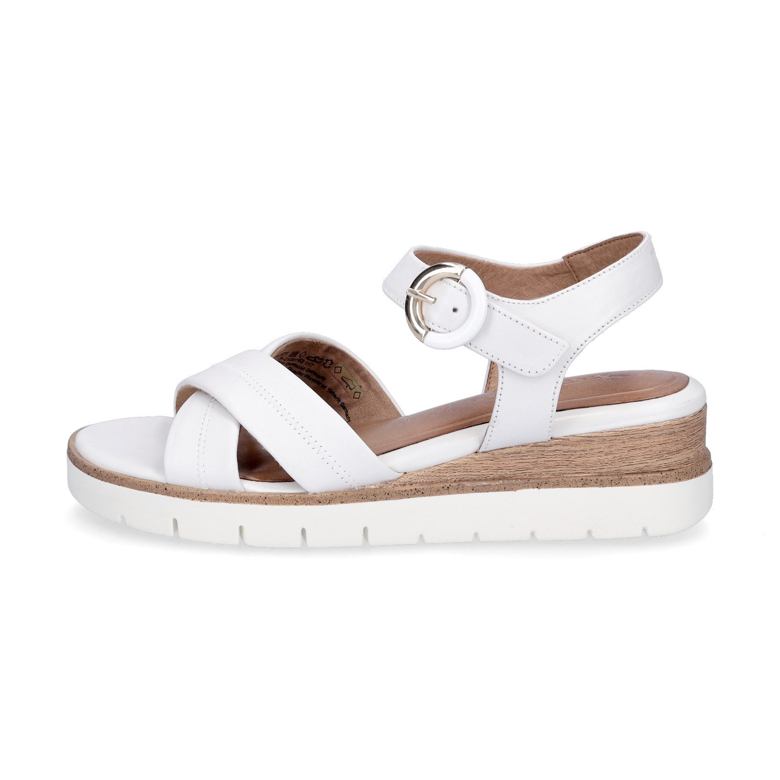 Tamaris Tamaris Damen Keilsandalette weiß Sandale