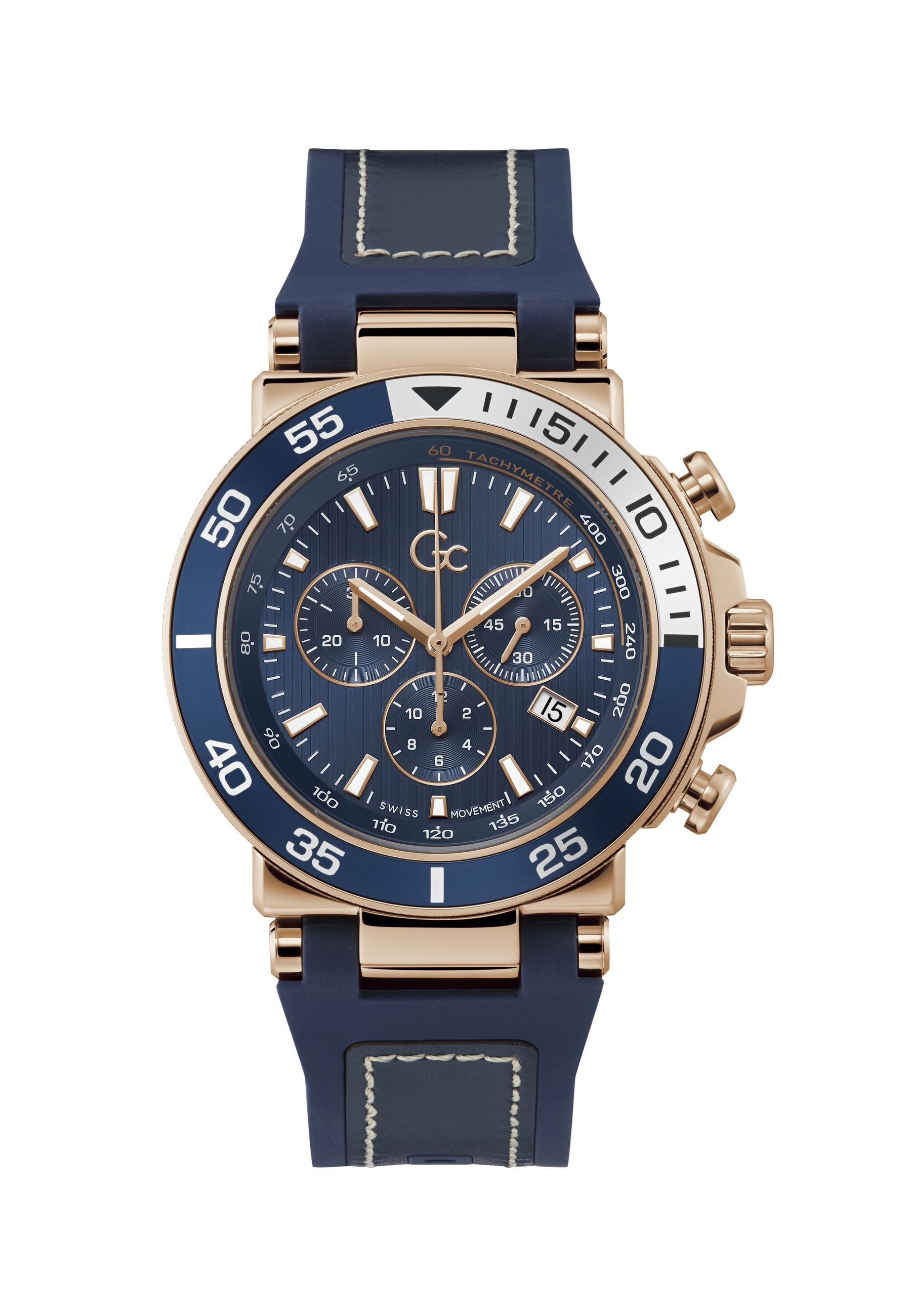 Guess Collection Quarzuhr Gc One Sport, (1-tlg., Not a set – not applicable to this product), Quarz Chronograph