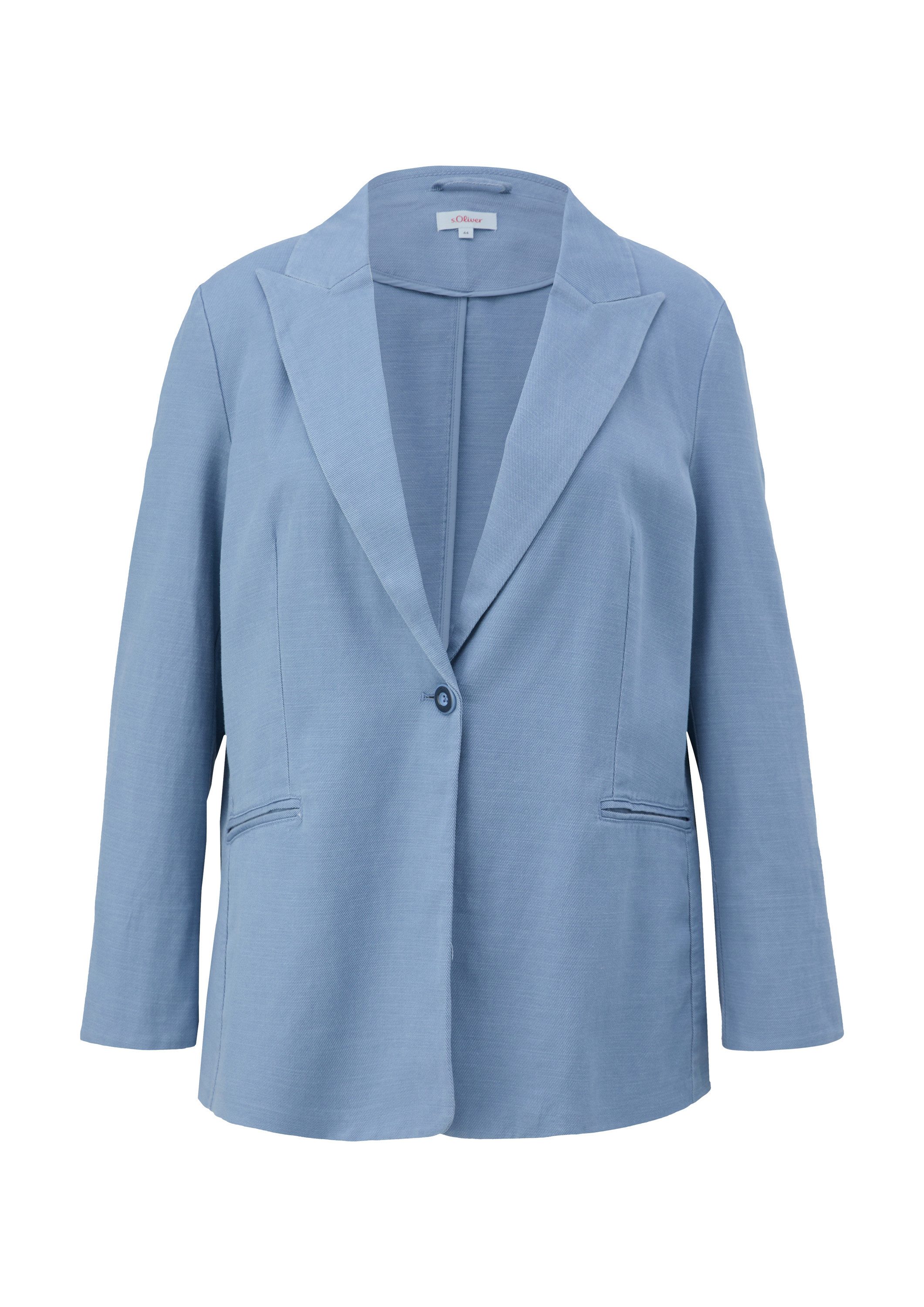 s.Oliver Jackenblazer Indoor-Blazer Blazer aus Twill günstig online kaufen
