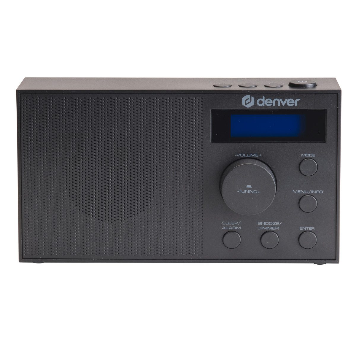 Denver Denver DAB+ Radio DAB-51B Digitalradio (DAB) (Digitalradio (DAB), 3 W, Alarmfunktion)