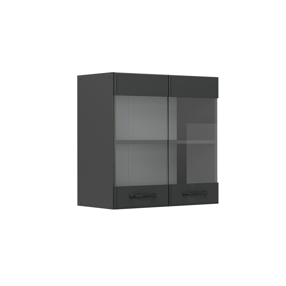 Vicco Glashängeschrank R-Line, Anthrazit Landhaus/Anthrazit, 60 günstig online kaufen