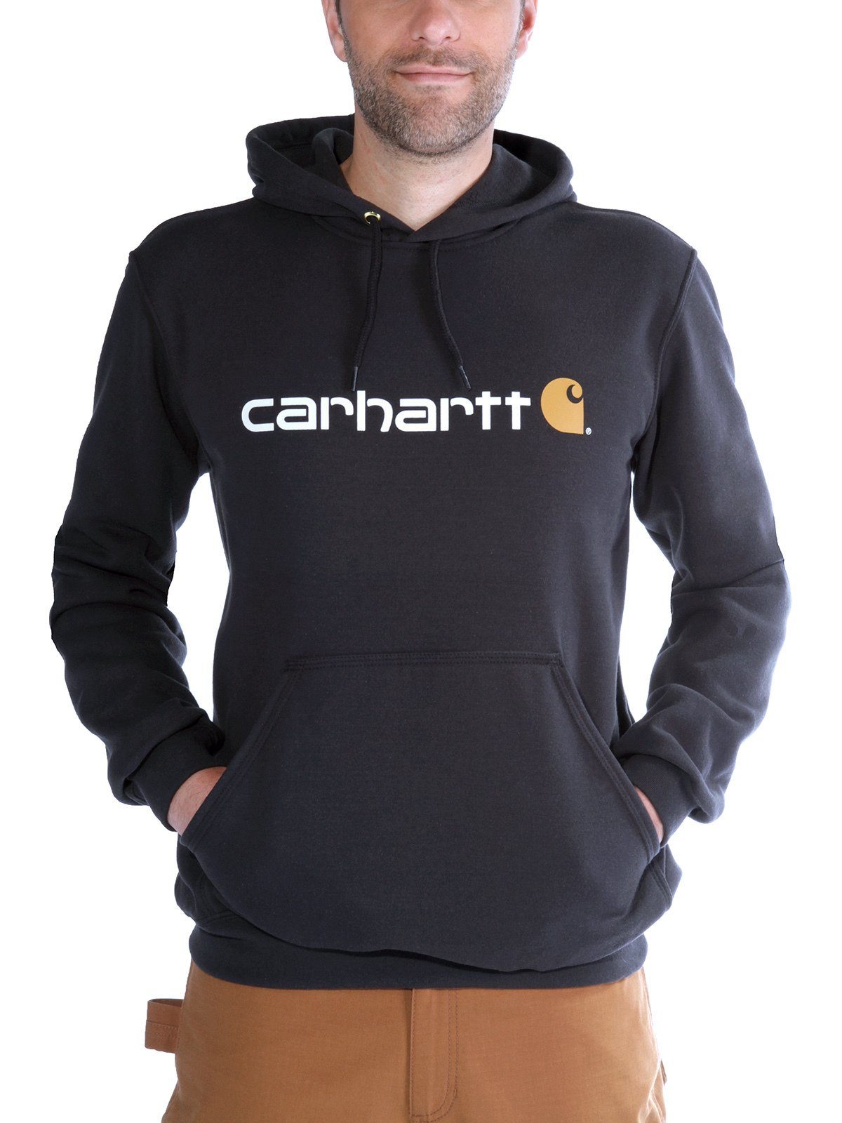 Carhartt Kapuzensweatshirt Logo Sweatshirt günstig online kaufen