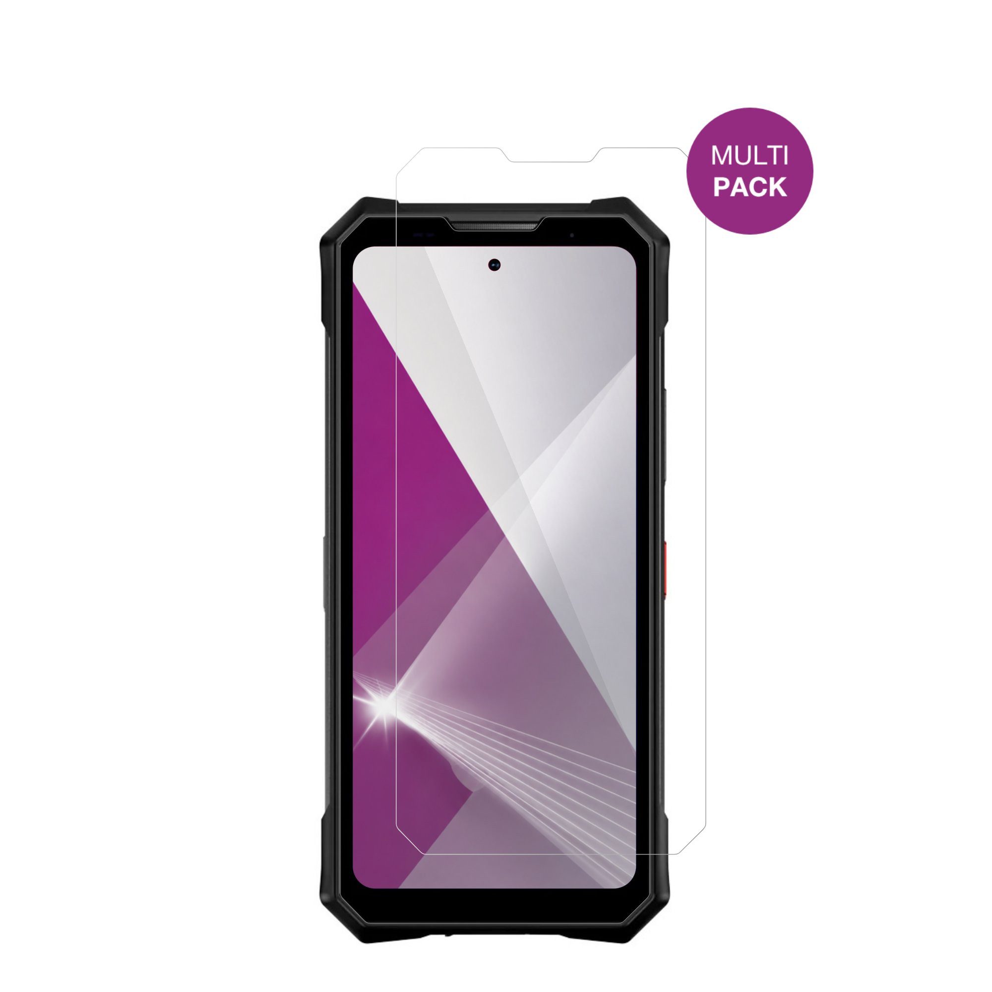 dipos Displayschutzfolie Schutzfolie für Doogee V50 Pro, 4 Stück, Displayschutz Schutz Folie Made in Germany