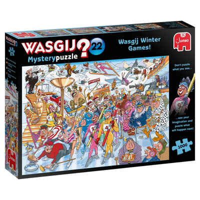 Jumbo Spiele Puzzle Wasgij Mystery 22 Die Wasgij Winterspiele, 1000 Puzzleteile