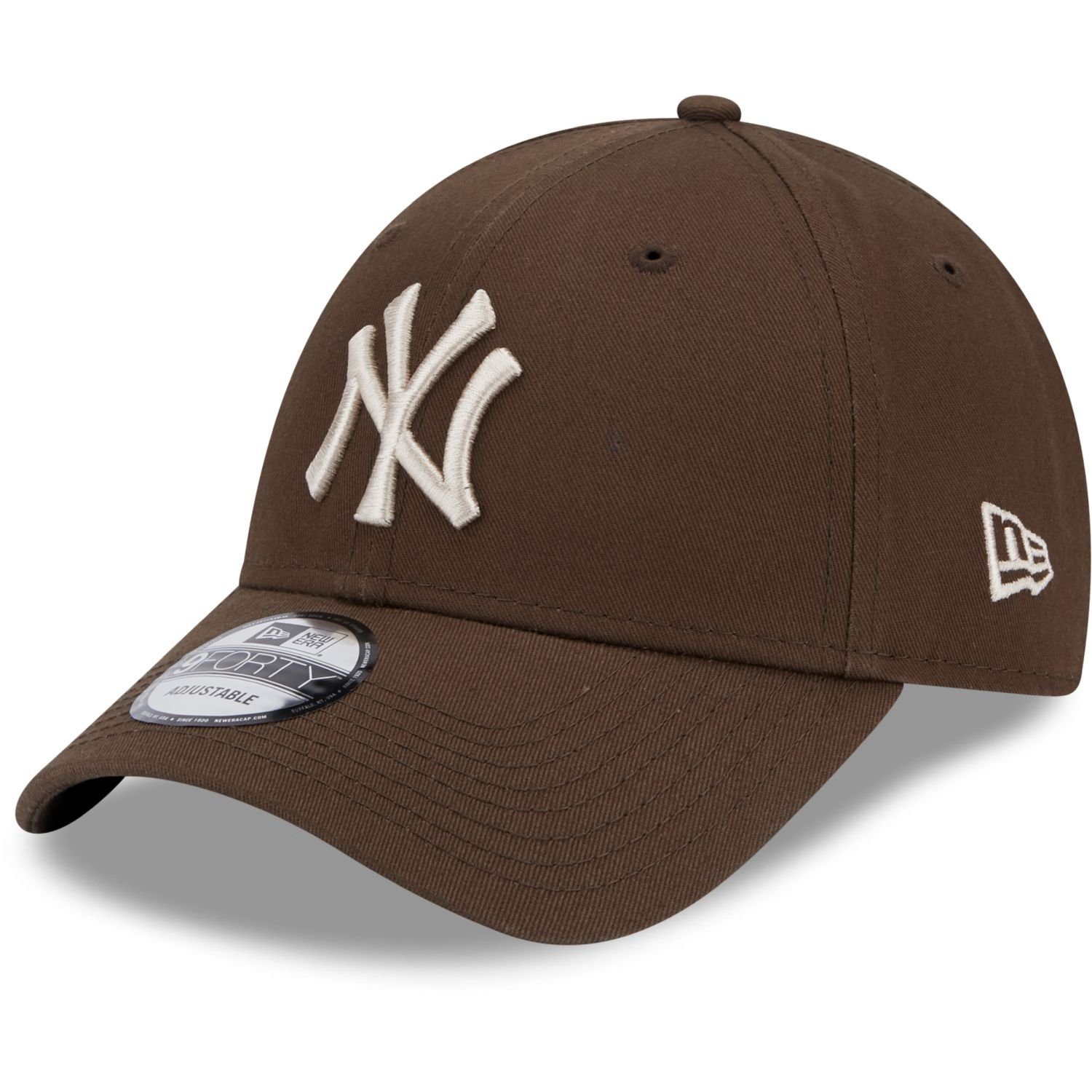 New Era Baseball Cap 9Forty Strapback New York Yankees walnut dunkelbraun