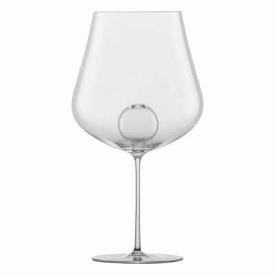 Zwiesel Glas Rotweinglas Air Sense Burgunder, Glas, handgefertigt
