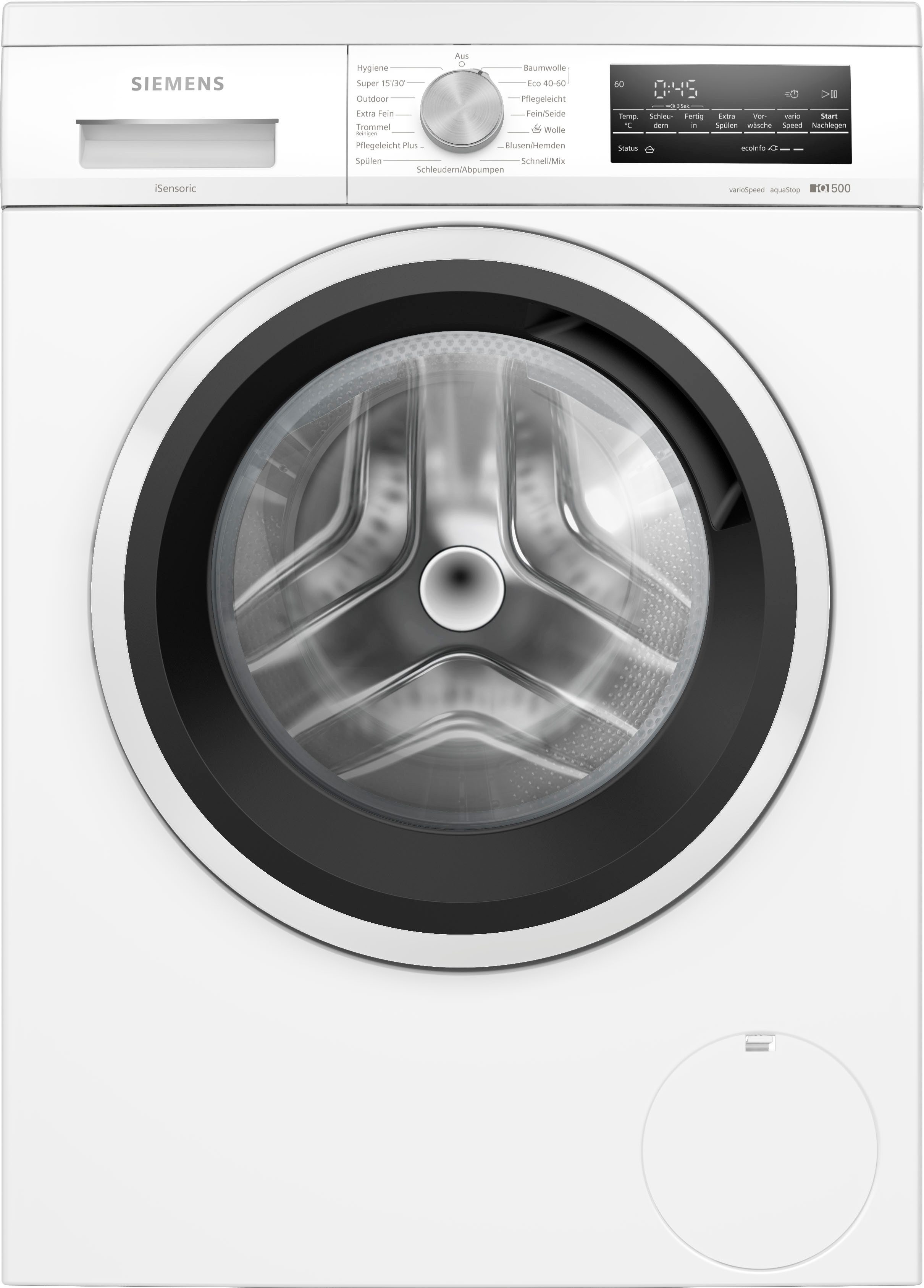 SIEMENS Waschmaschine iQ500 WU14UT42, 9 kg, 1400 U/min