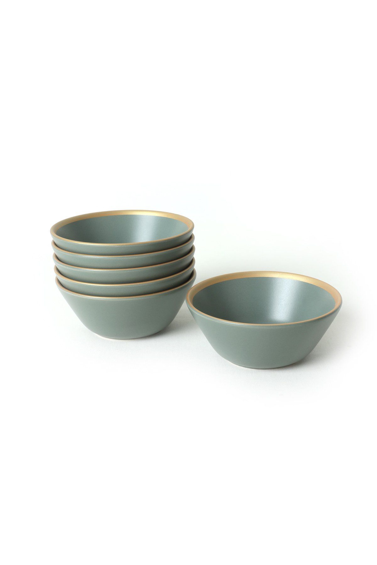 Hermia Concept Schüssel 100% CERAMIC, 14 cm / 450 cc (6 Pieces) M1905, (6-tlg)
