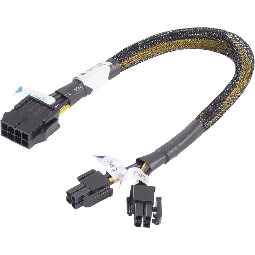 Akasa Stromverlängerung für Motherboard modulierbar Computer-Kabel, (30.00 cm)