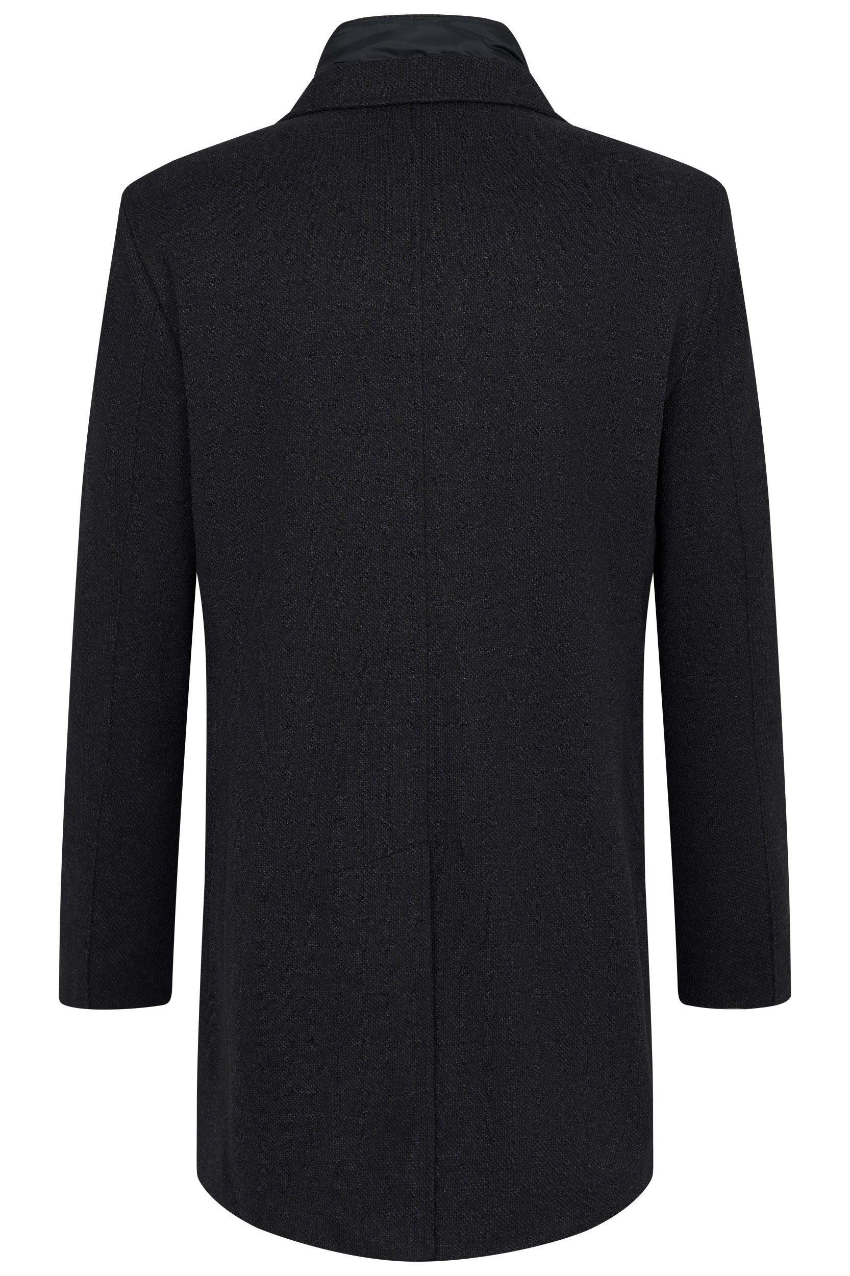 bugatti Allwetterjacke HERRENMANTEL WOLLE marine