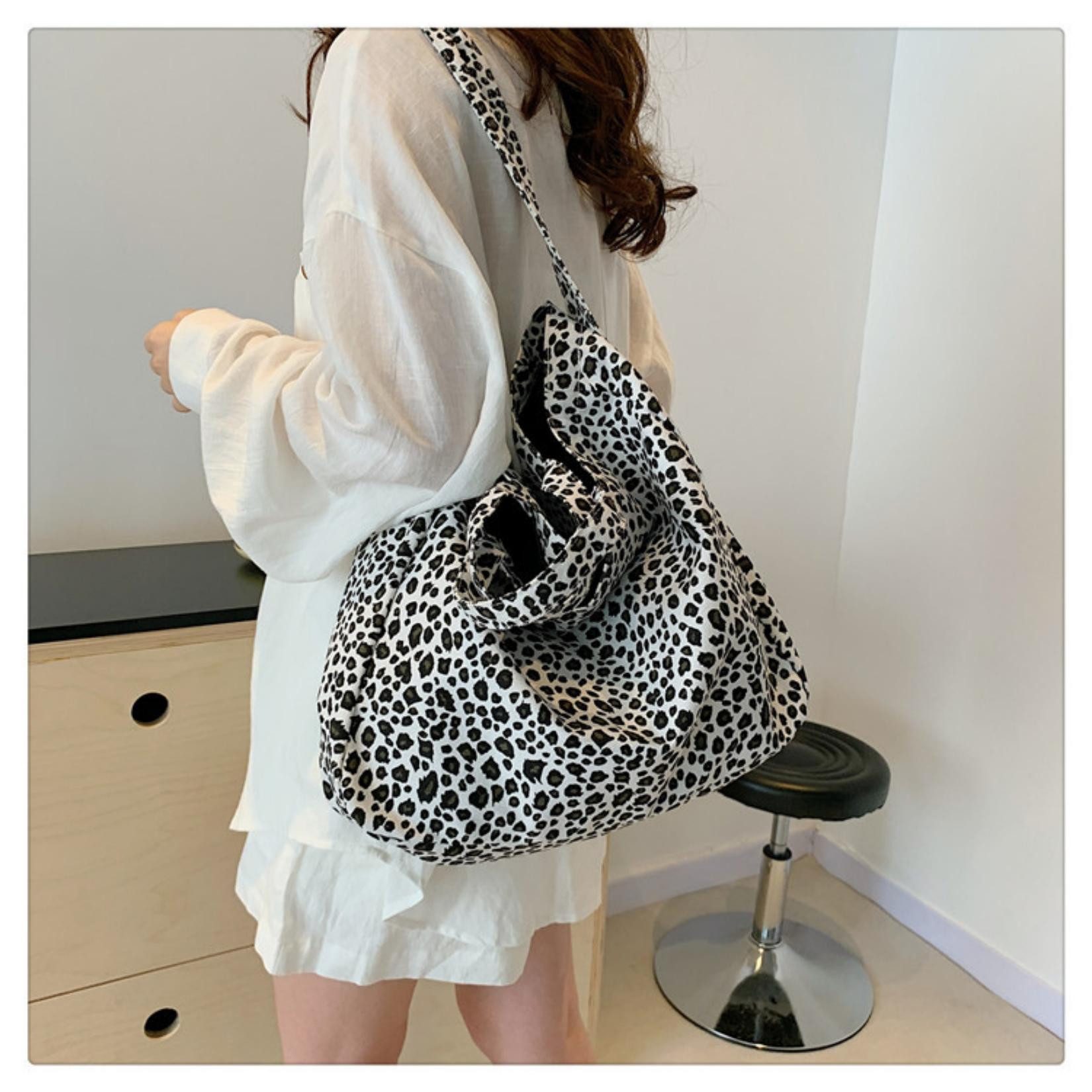 Coonoor Schultertasche Hobo-Tasche mit Leopardenmuster, große günstig online kaufen