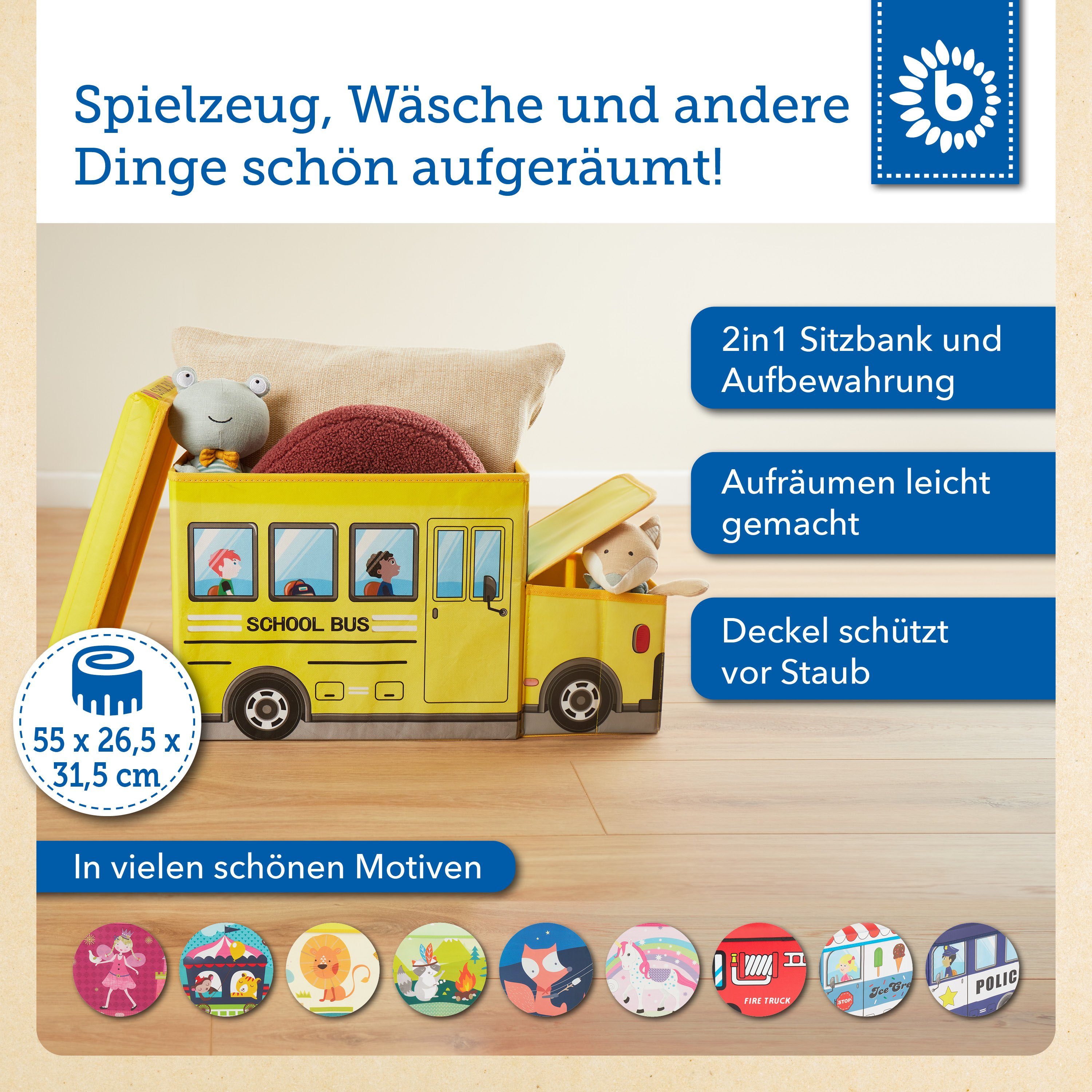 BIECO Spielzeugtruhe Bieco Kinder Aufbewahrungsbox mit günstig online kaufen