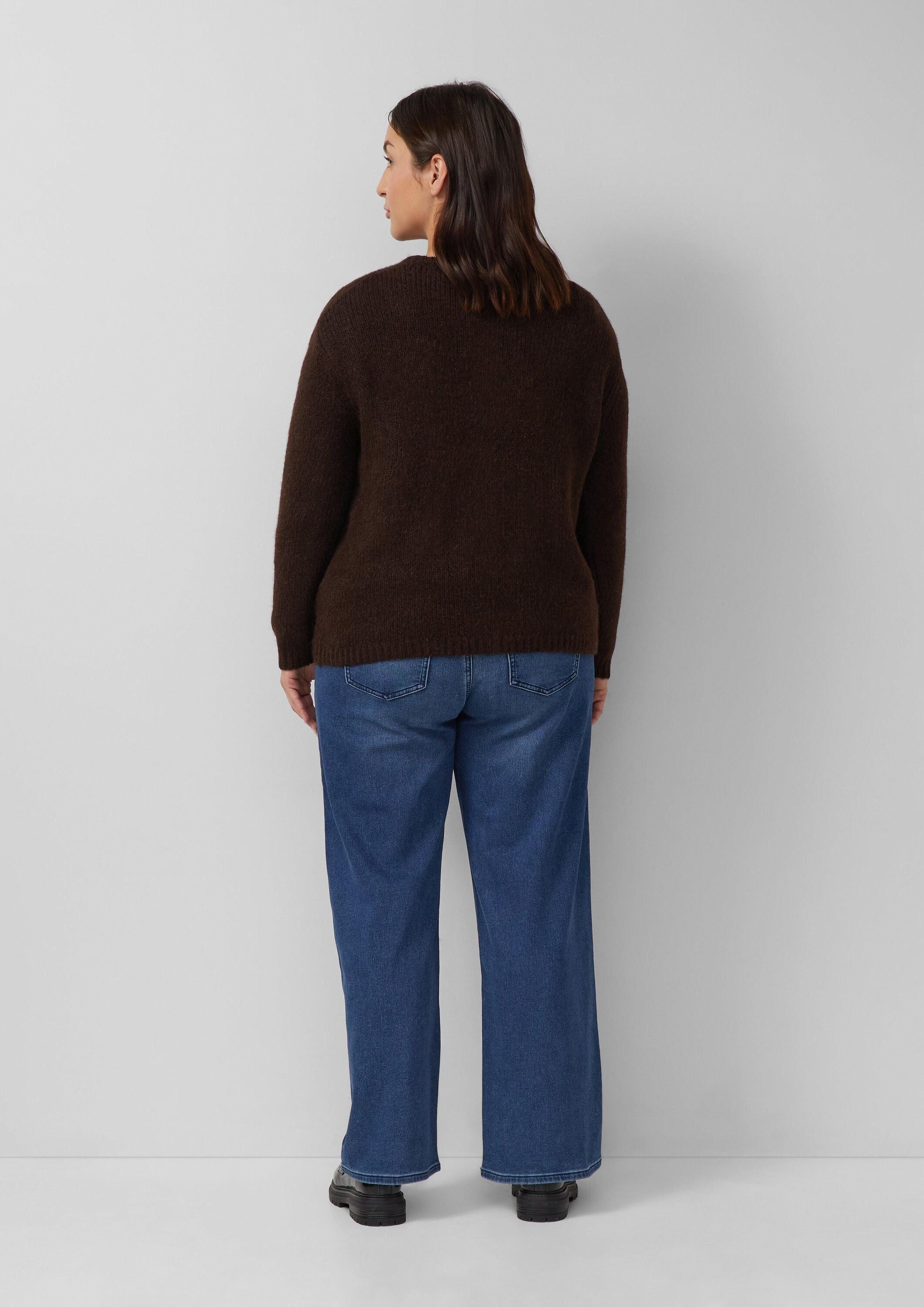 s.Oliver Cardigan Strickjacke Cardigan aus Alpakamix