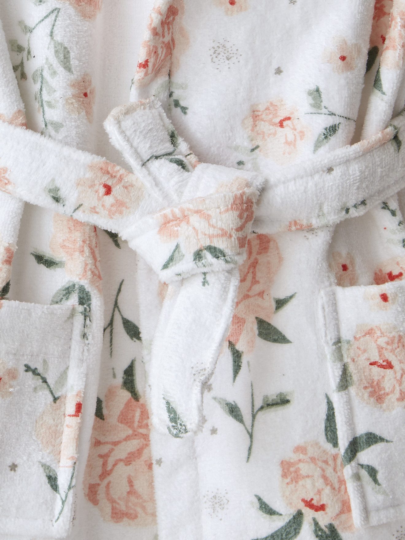 vertbaudet Bademantel Kinder Bademantel ROSENTRAUM, Frottee