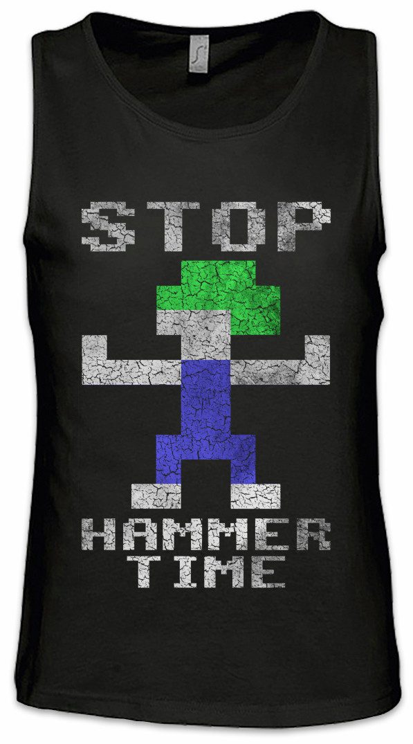 Tanktop Lemmings Hammer Time Ärmelloses T-Shirt Lemminge Video Kult Computer